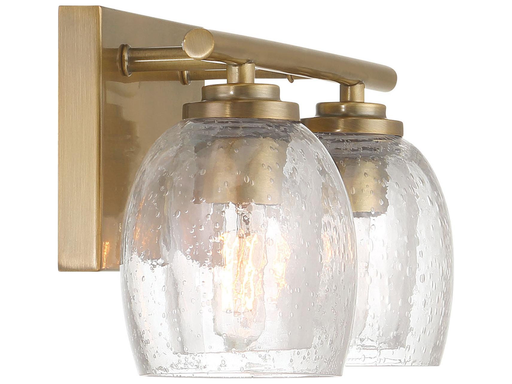 Minka Lavery Glint 2-Light Legacy Brass Vanity Light