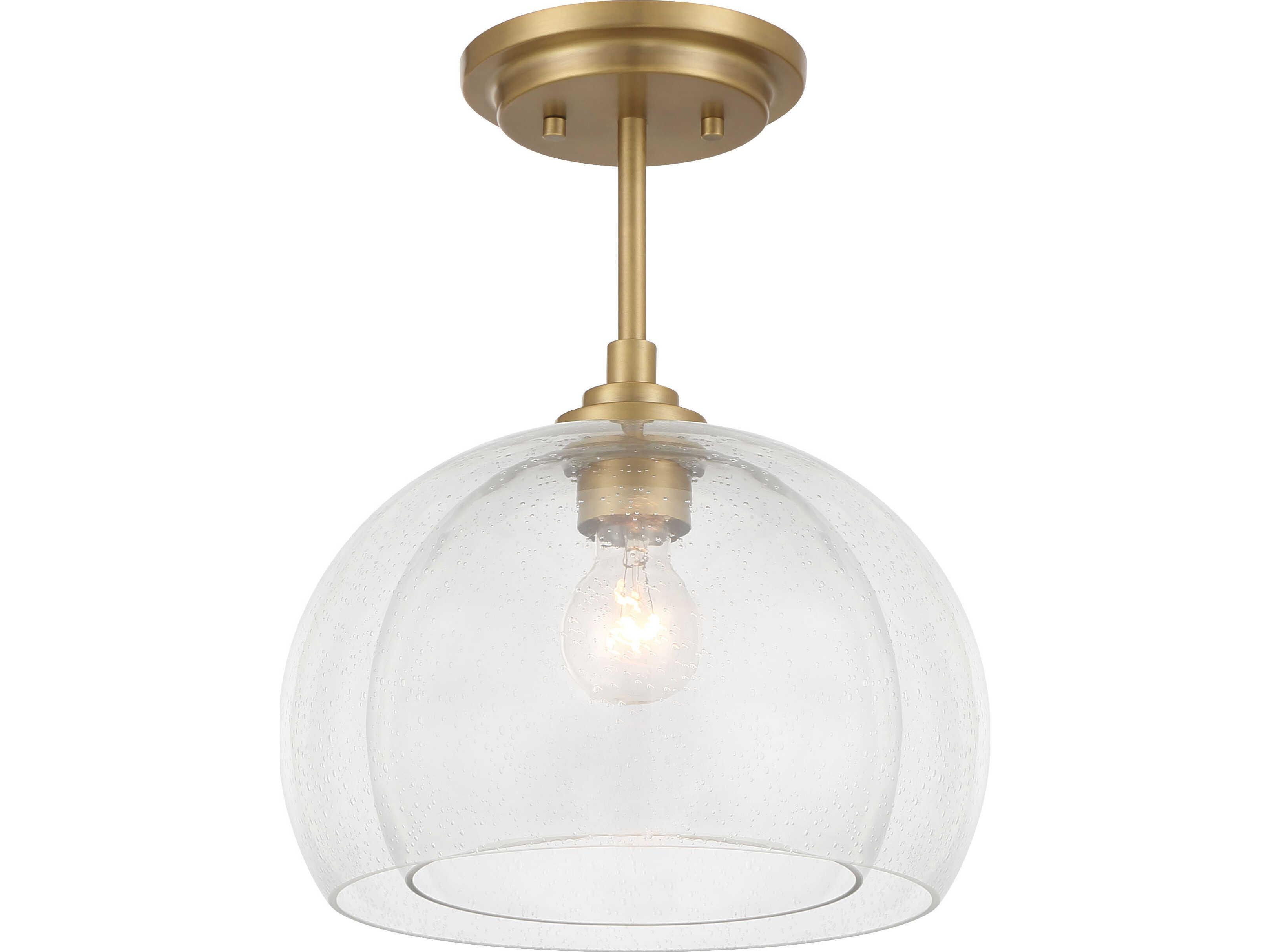 Minka Lavery Glint 1-Light Legacy Brass Globe Mini Pendant