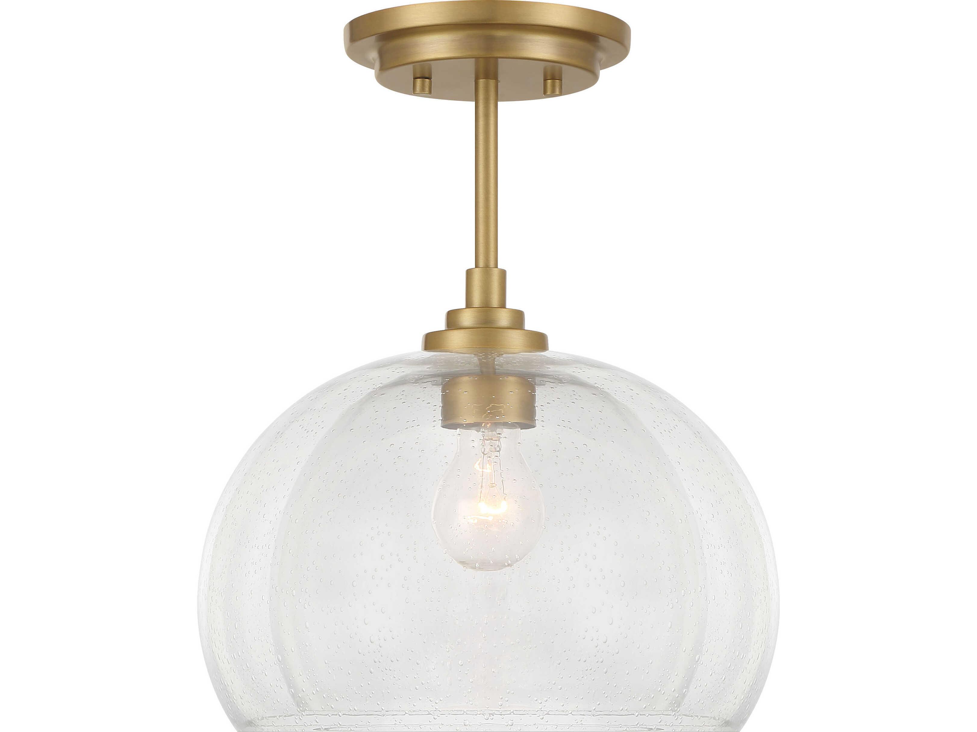 Minka Lavery Glint 1-Light Legacy Brass Globe Mini Pendant