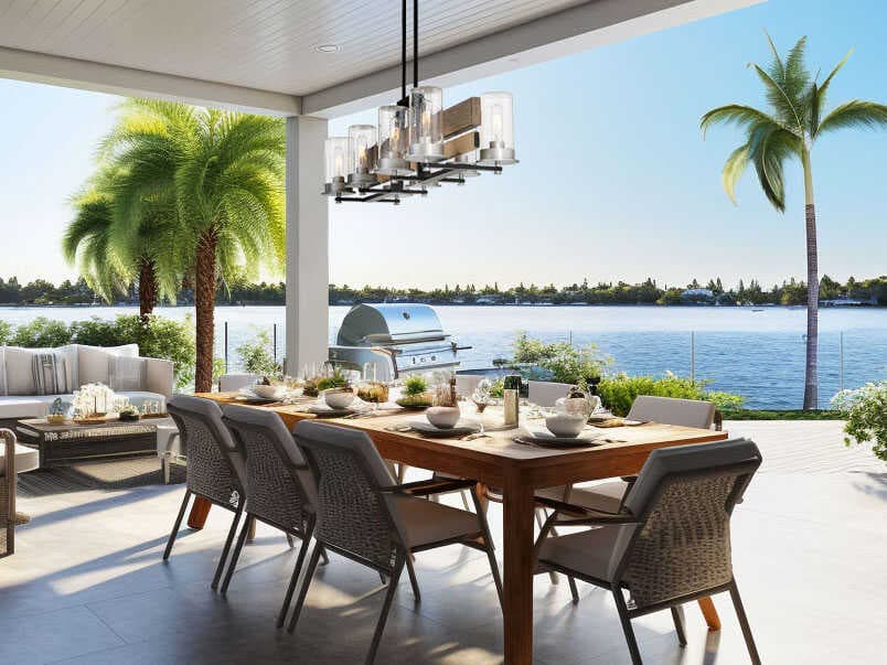 Minka Lavery Silver Creek 8-light Outdoor Hanging Light