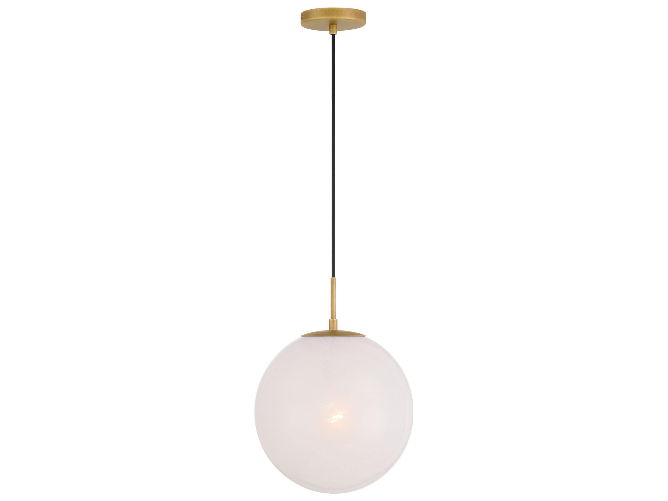 Minka Lavery Mist 1-Light Legacy Brass Globe Mini Pendant