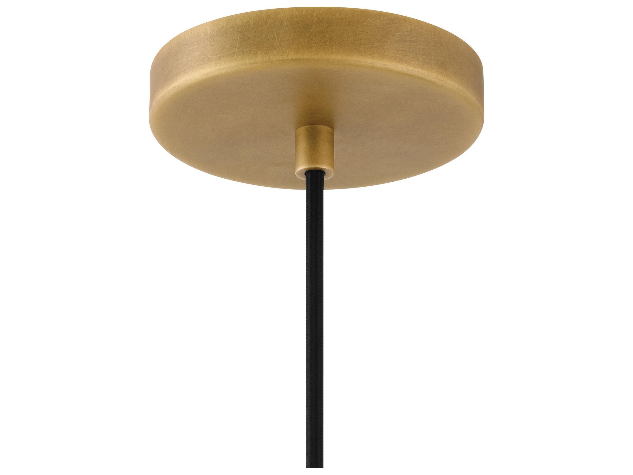 Minka Lavery Mist 1-Light Legacy Brass Globe Mini Pendant