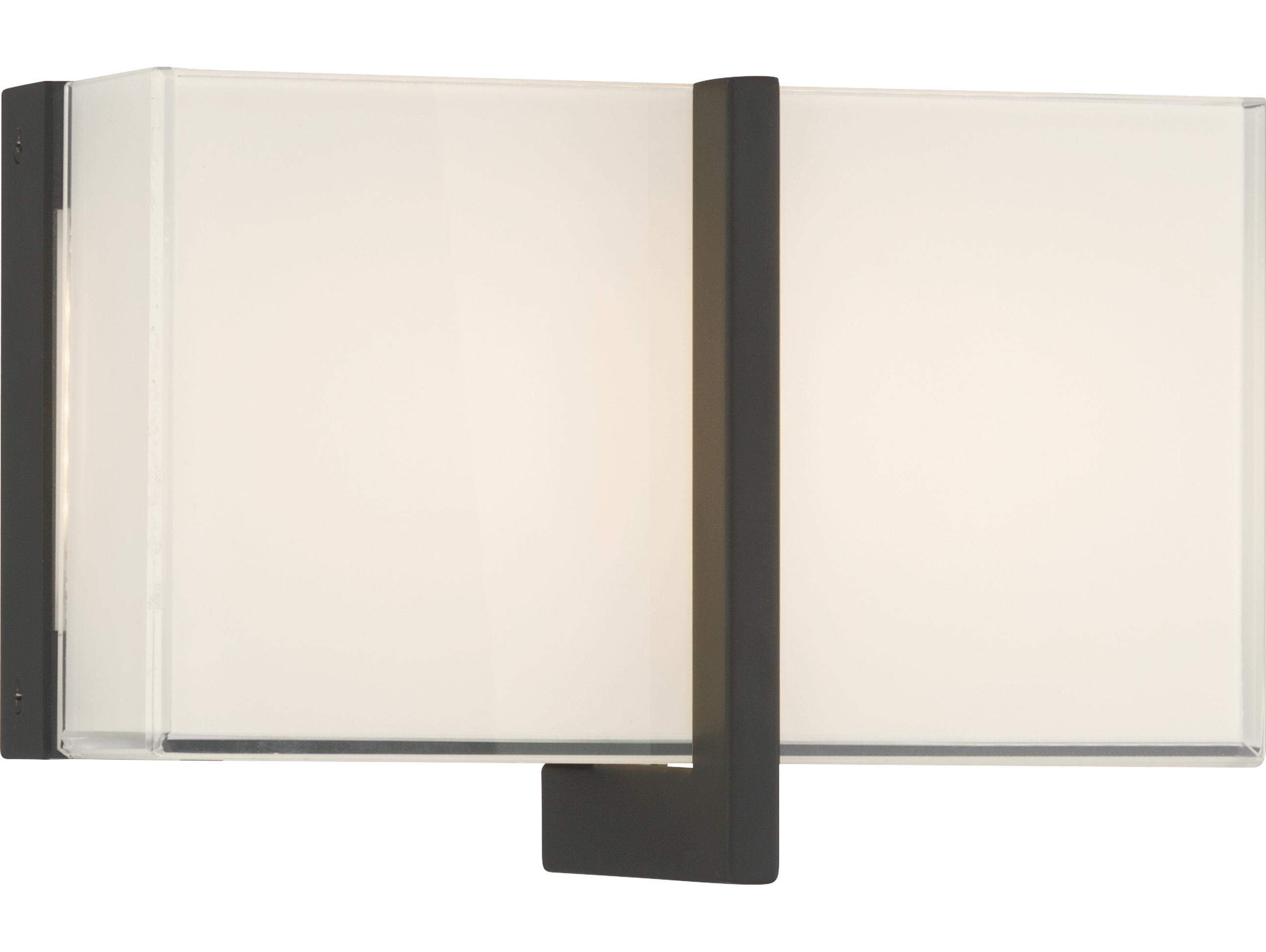 Minka Lavery High Rise Dark Matte Black Wall Sconce
