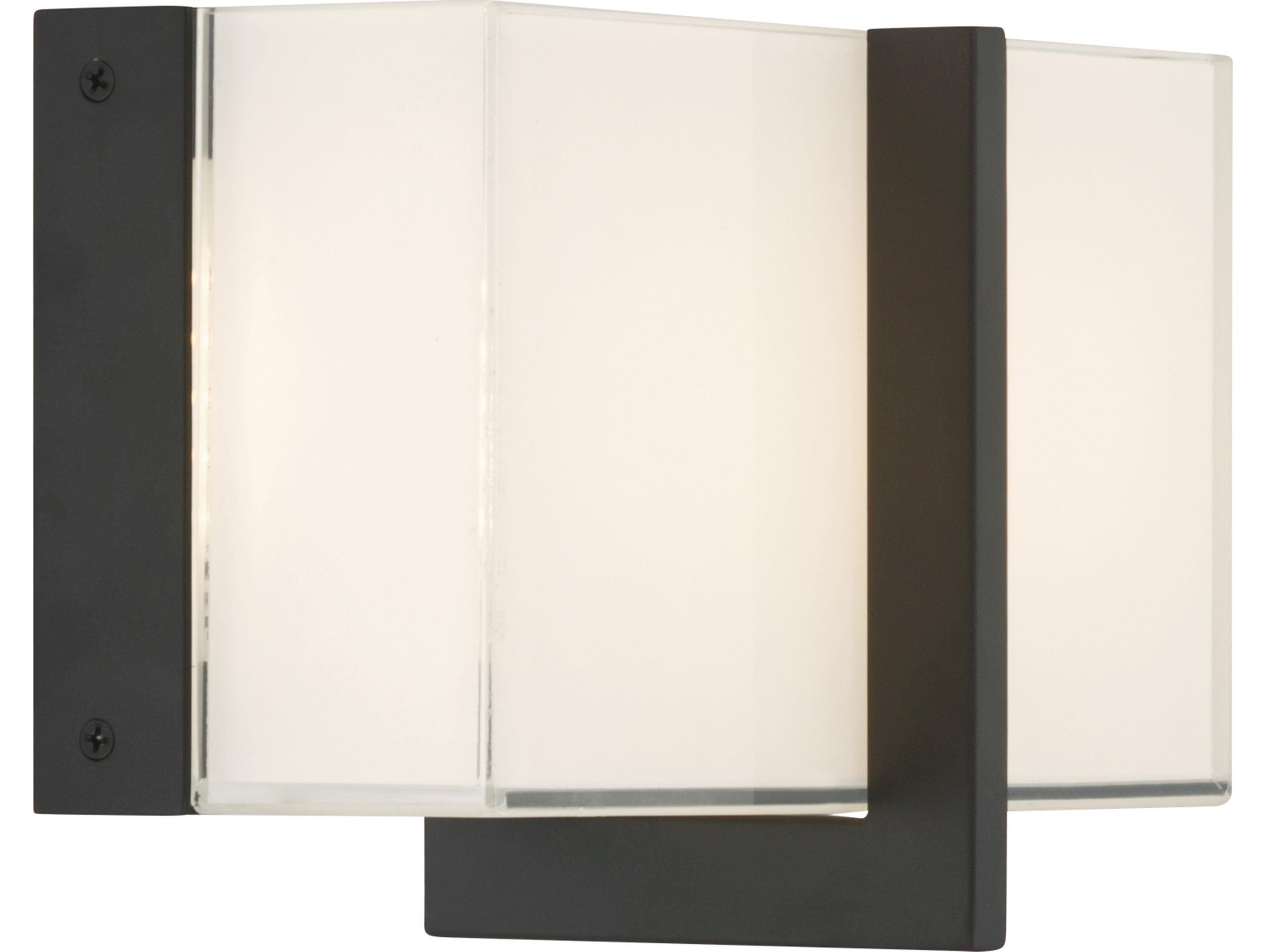 Minka Lavery High Rise Dark Matte Black Wall Sconce