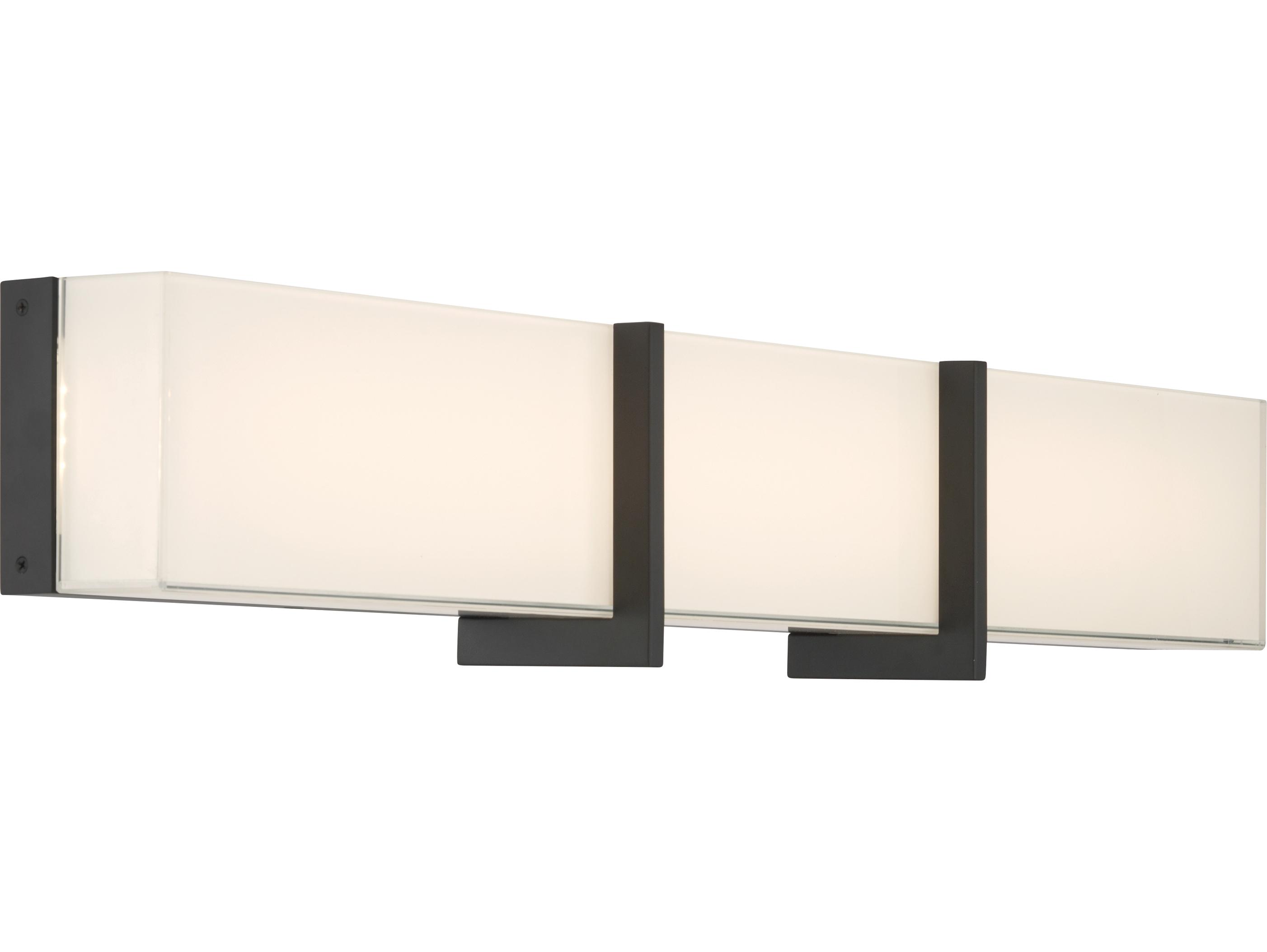 Minka Lavery High Rise Dark Matte Black Vanity Light