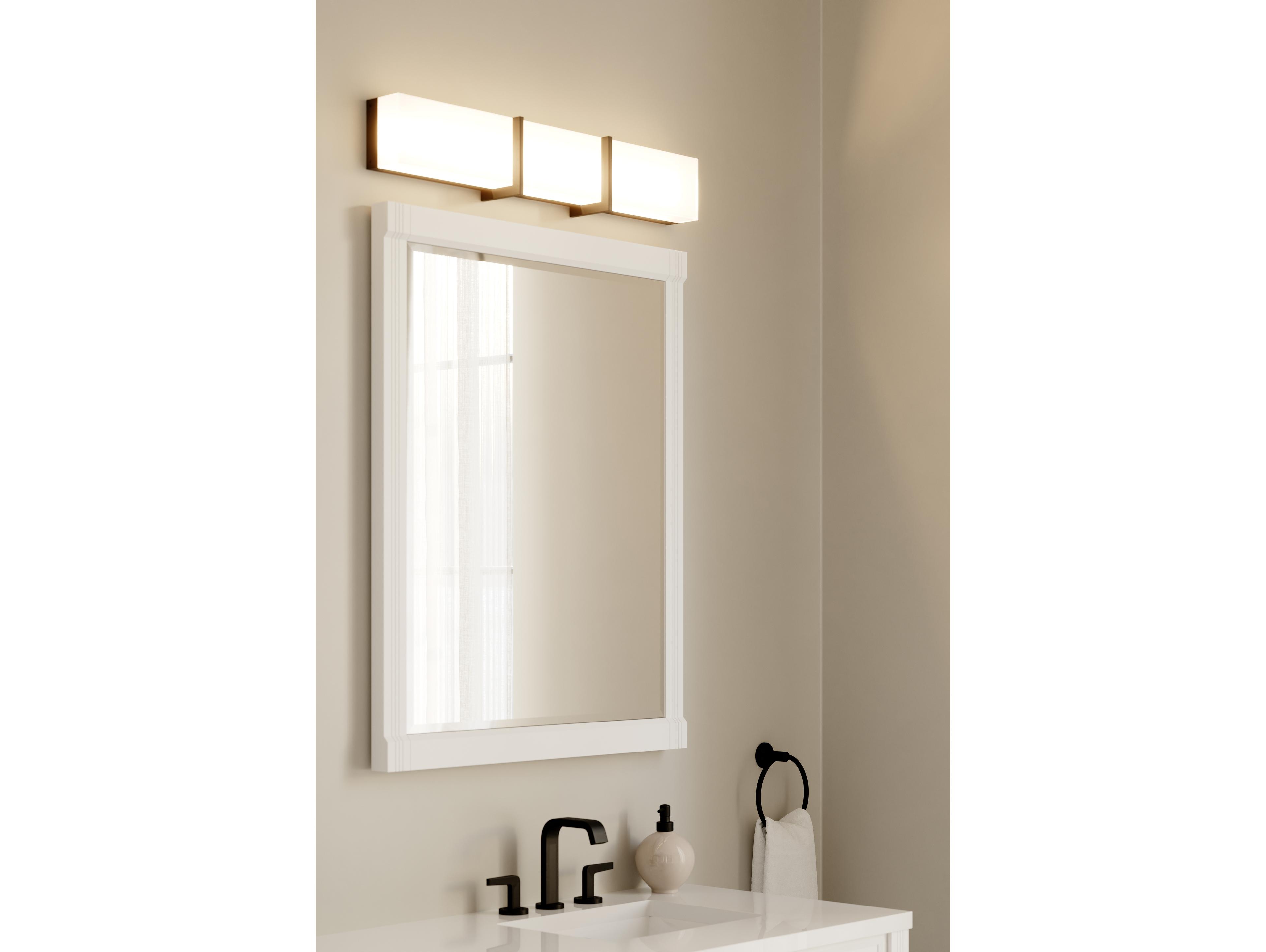 Minka Lavery High Rise Dark Matte Black Vanity Light