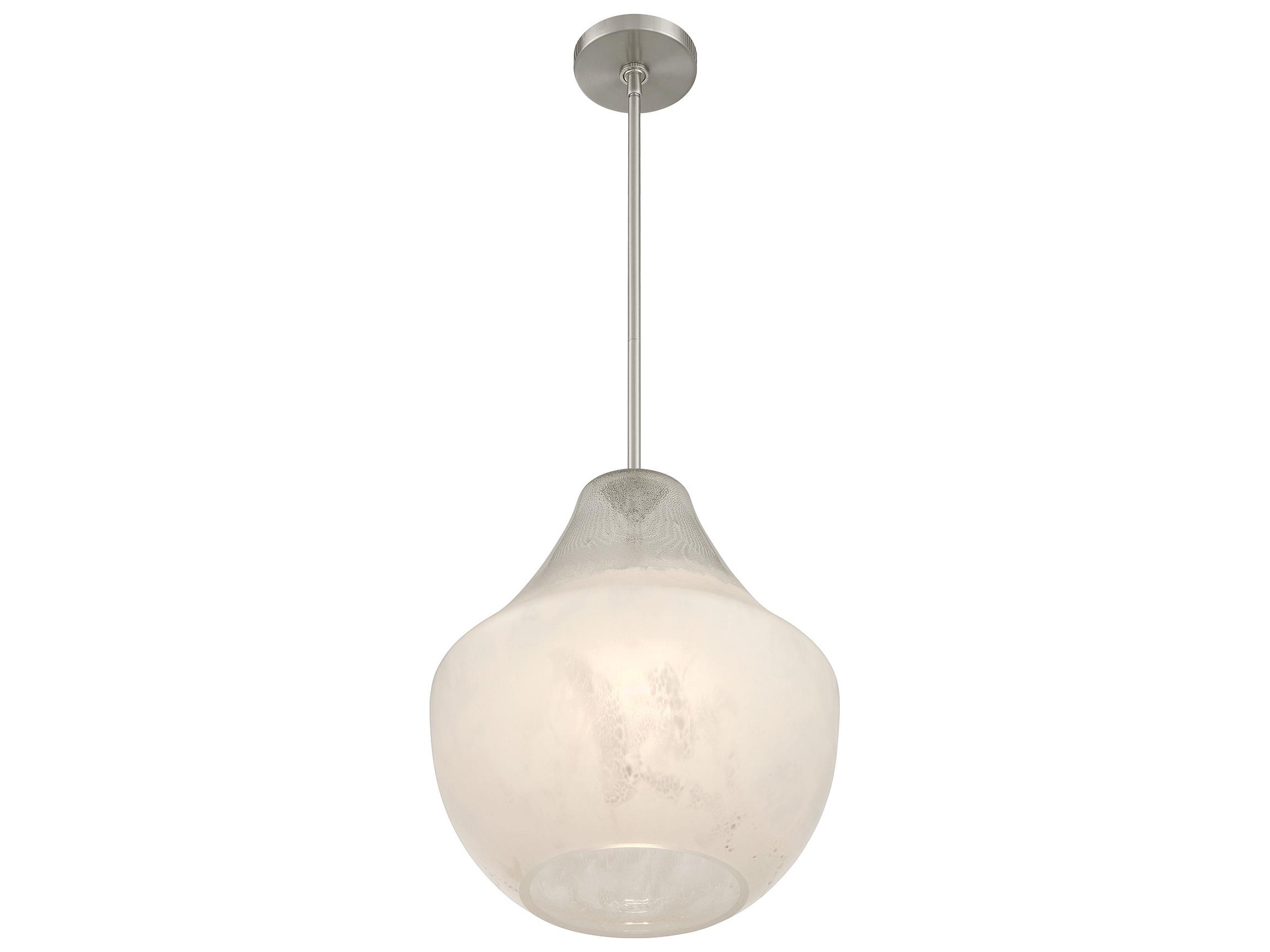 Minka Lavery Pacific 1-Light Brushed Nickel Bell Pendant
