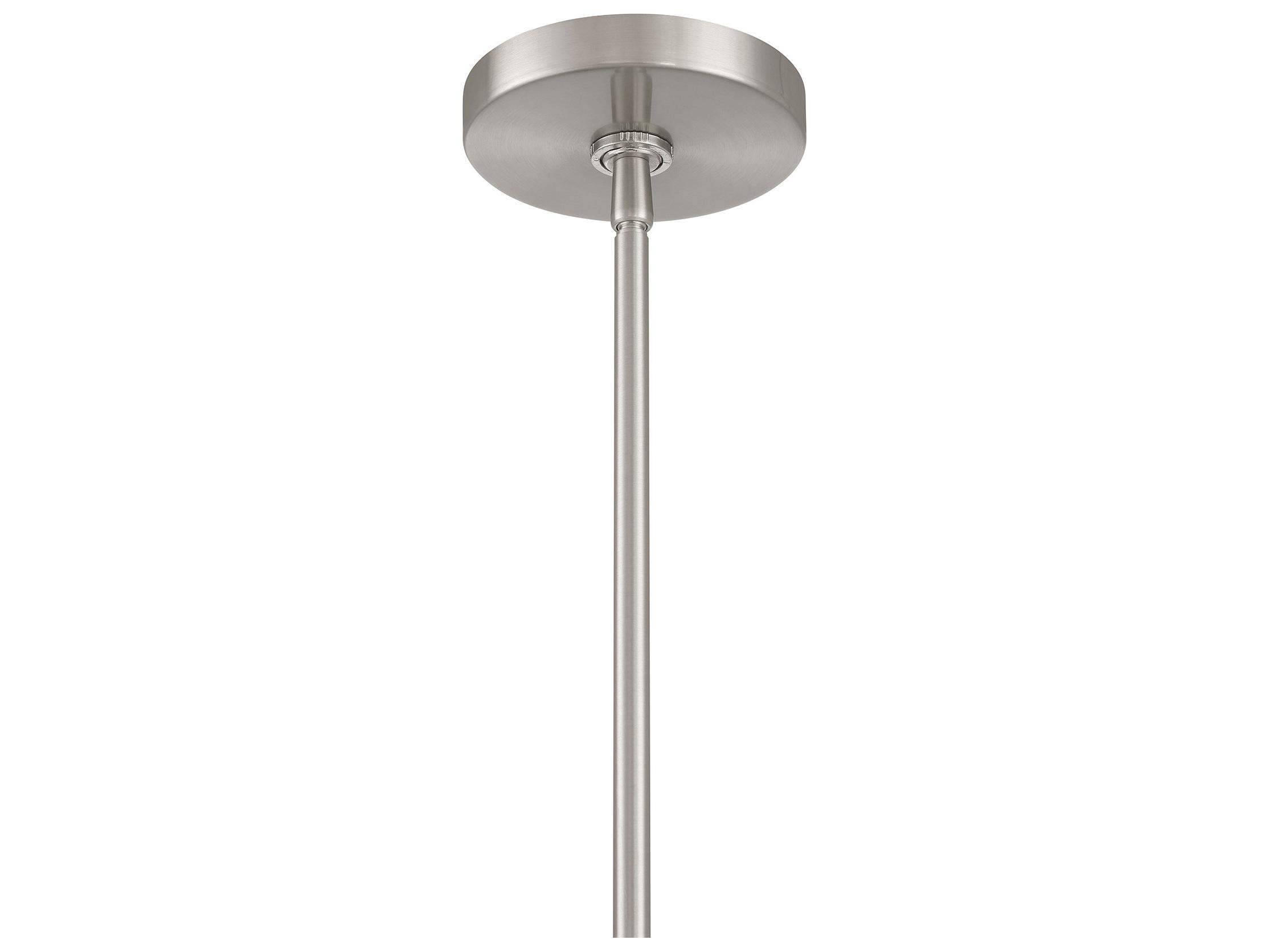 Minka Lavery Pacific 1-Light Brushed Nickel Bell Pendant