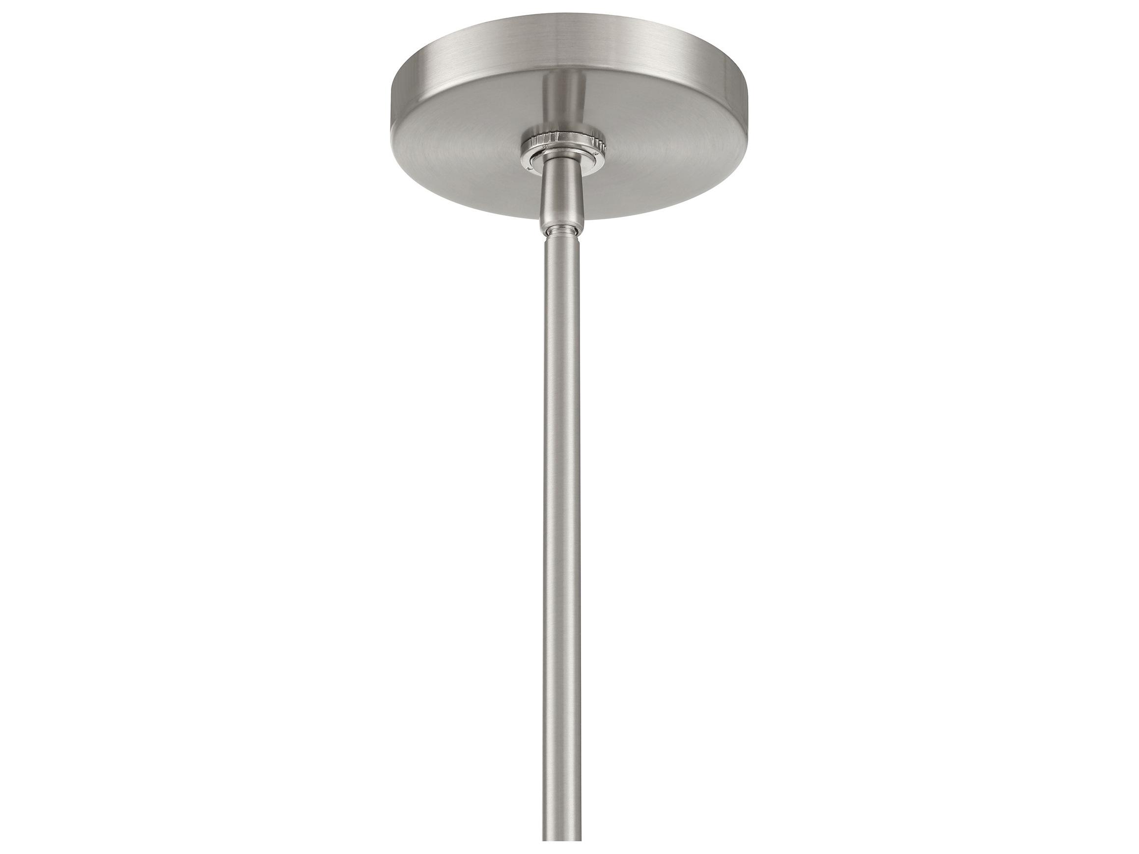 Minka Lavery Desert 1-Light Brushed Nickel Globe Mini Pendant