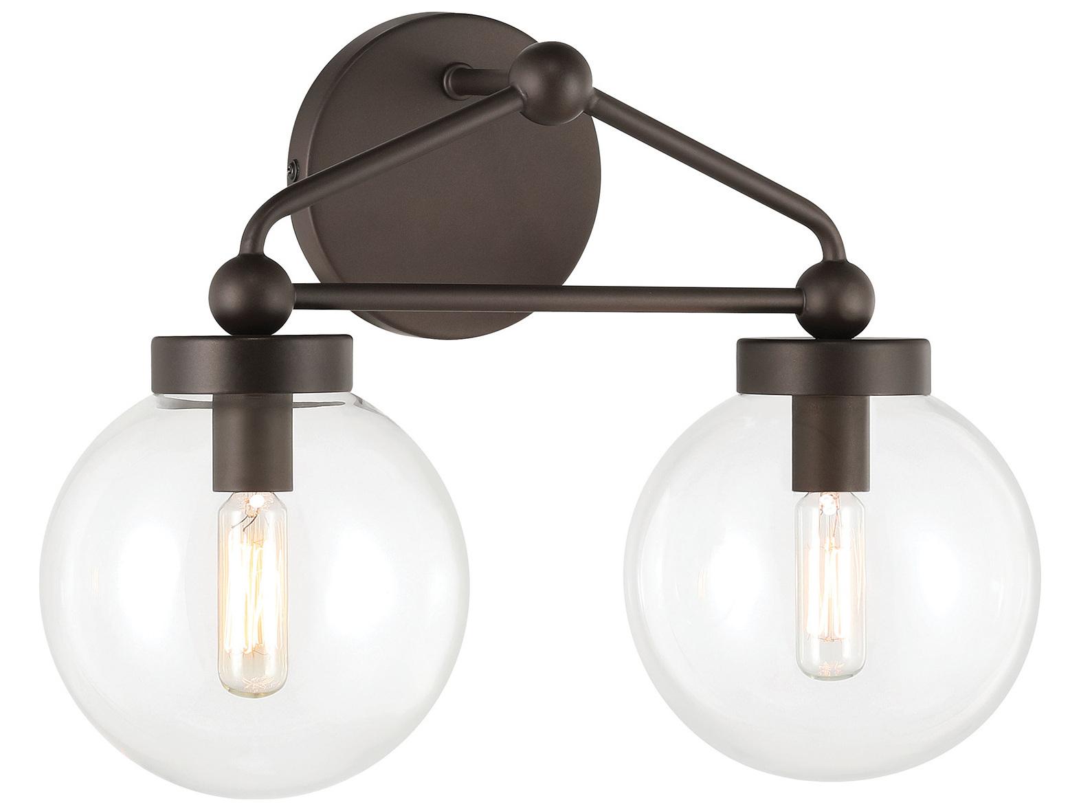 Minka Lavery Stella 2-Light Dark Bronze Vanity Light