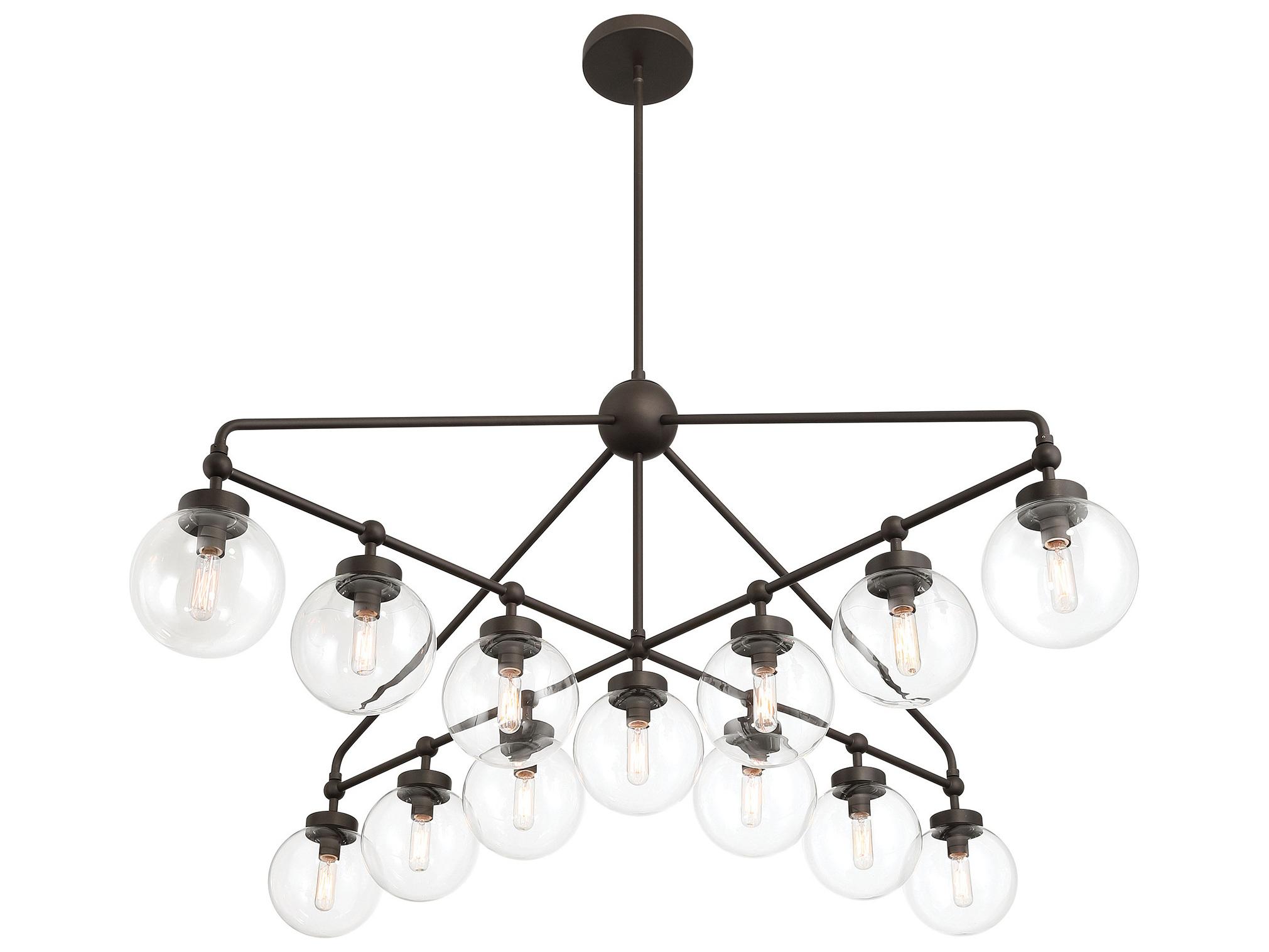 Minka Lavery Stella 13-Light Dark Bronze Globe Chandelier