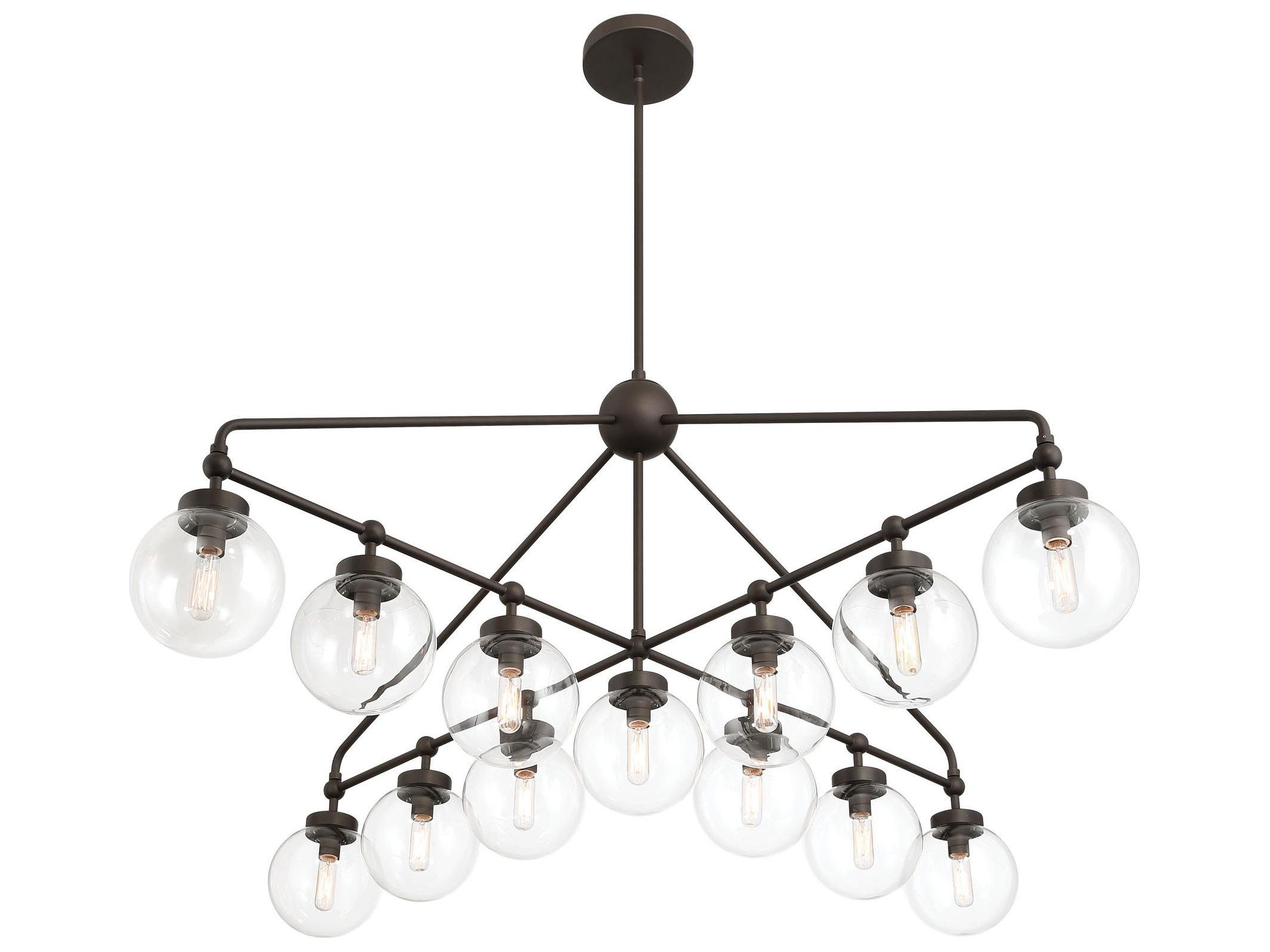 Minka Lavery Stella 13-Light Dark Bronze Globe Chandelier