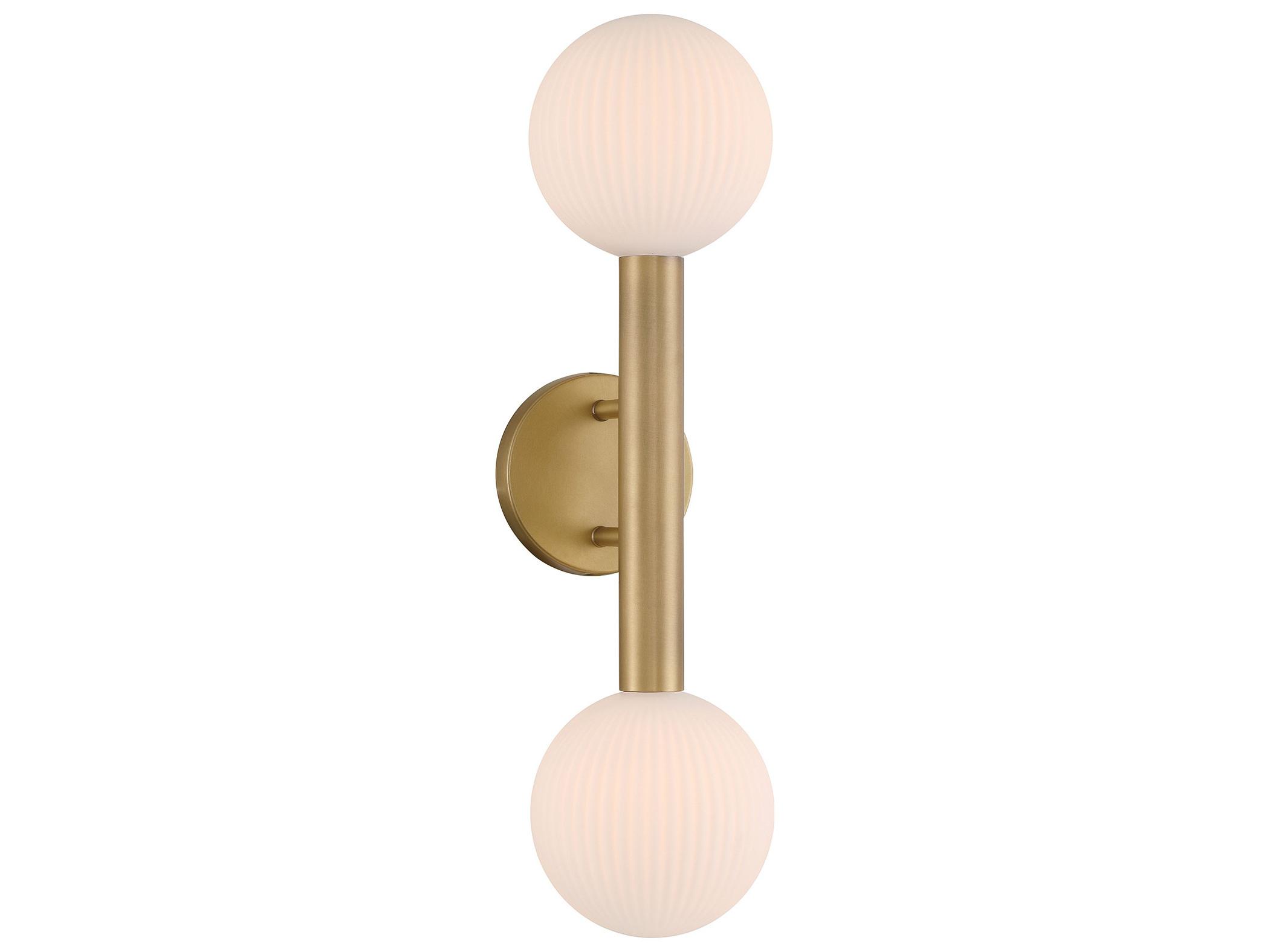 Minka Lavery Fenton 2-Light Legacy Brass Wall Sconce