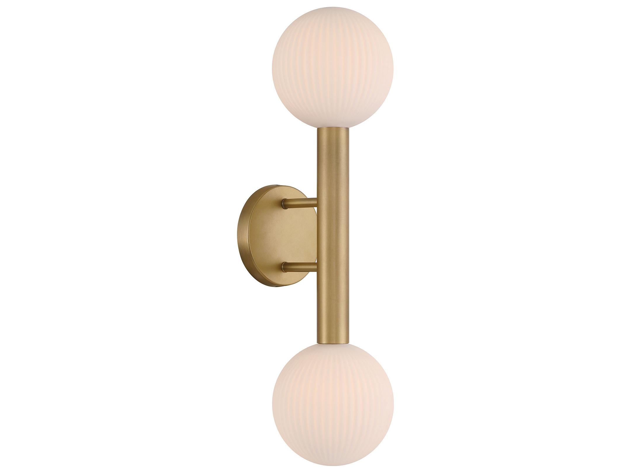 Minka Lavery Fenton 2-Light Legacy Brass Wall Sconce