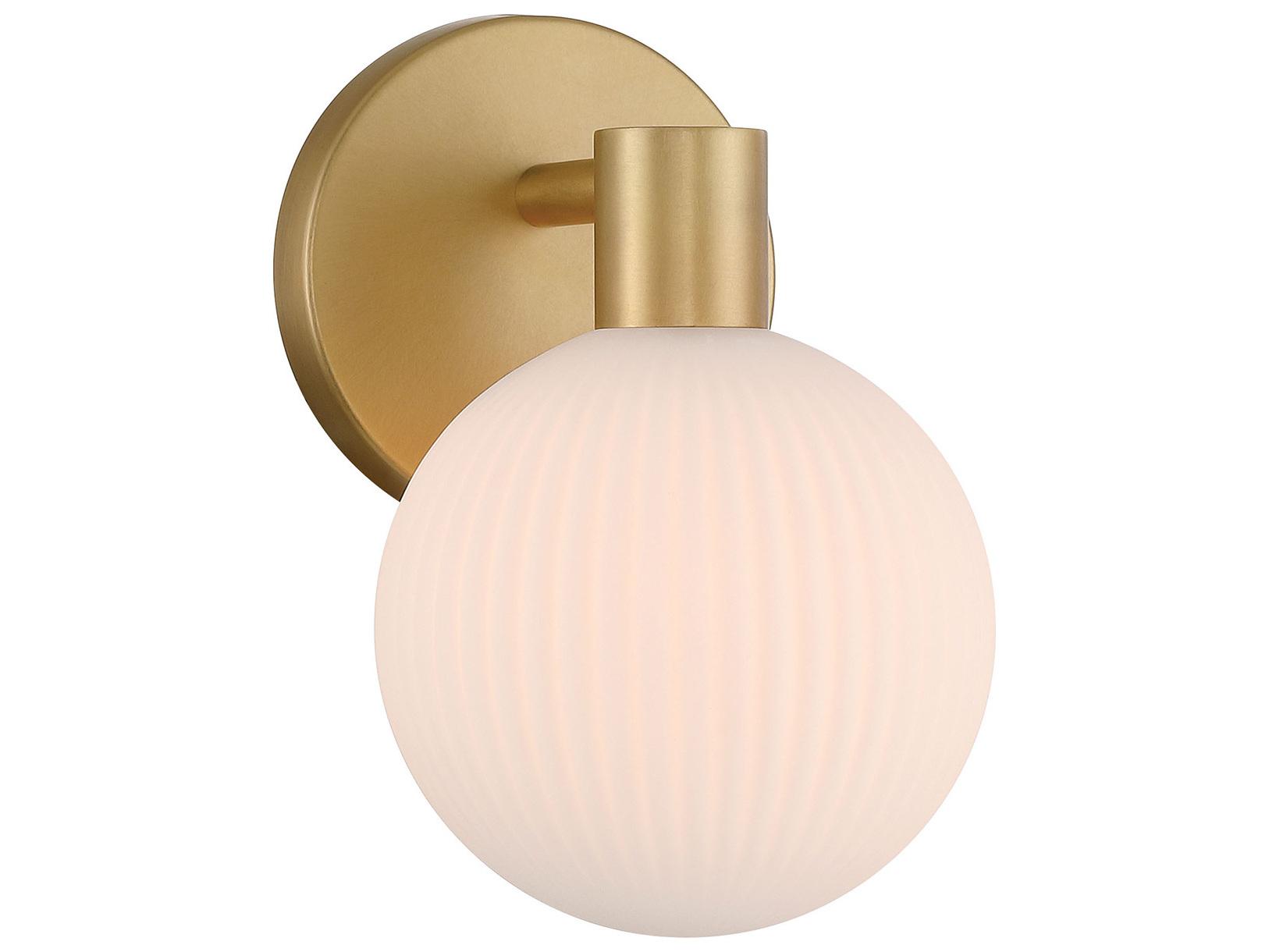 Minka Lavery Fenton 1-Light Legacy Brass Wall Sconce