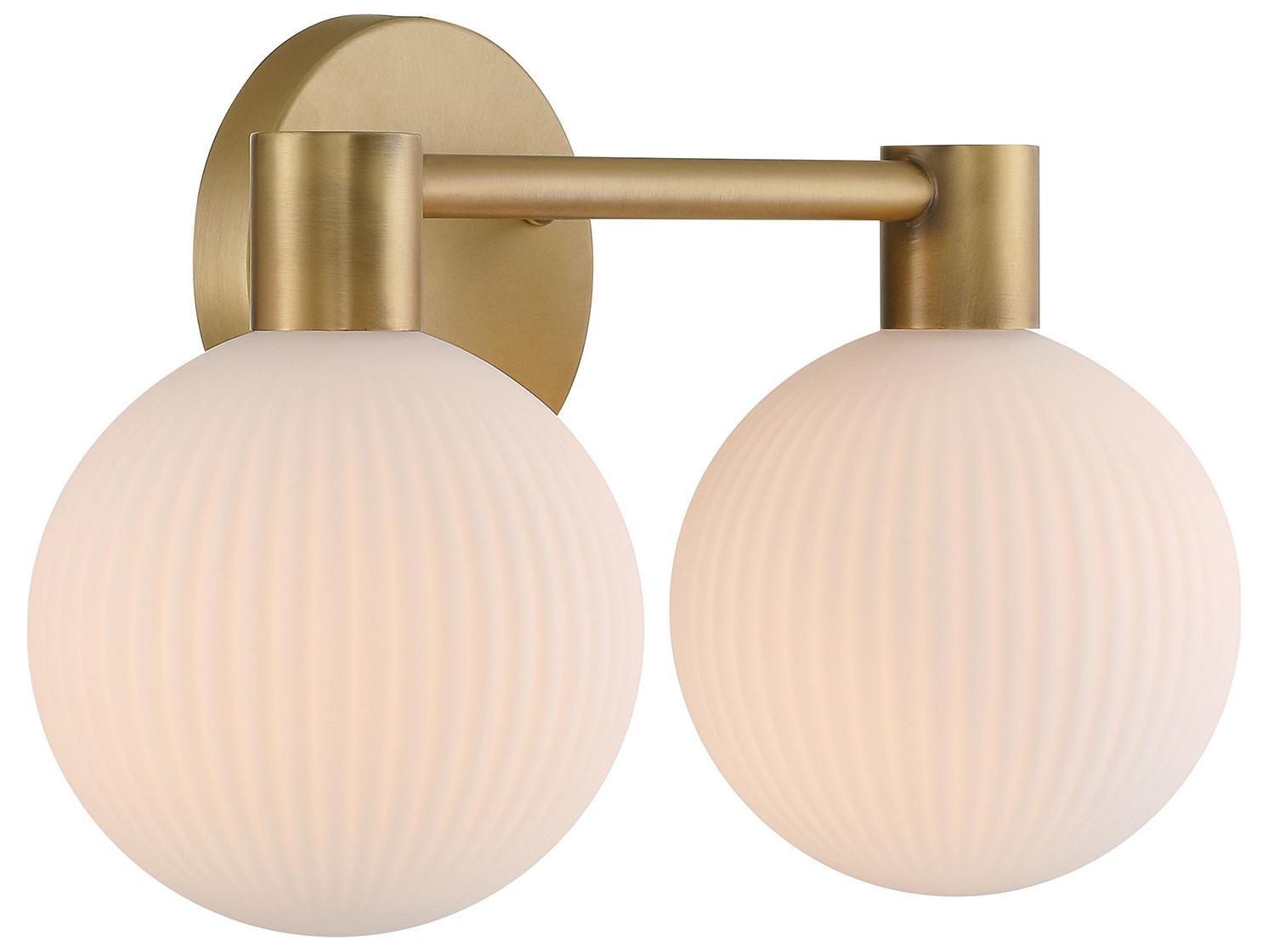 Minka Lavery Fenton 2-Light Legacy Brass Vanity Light
