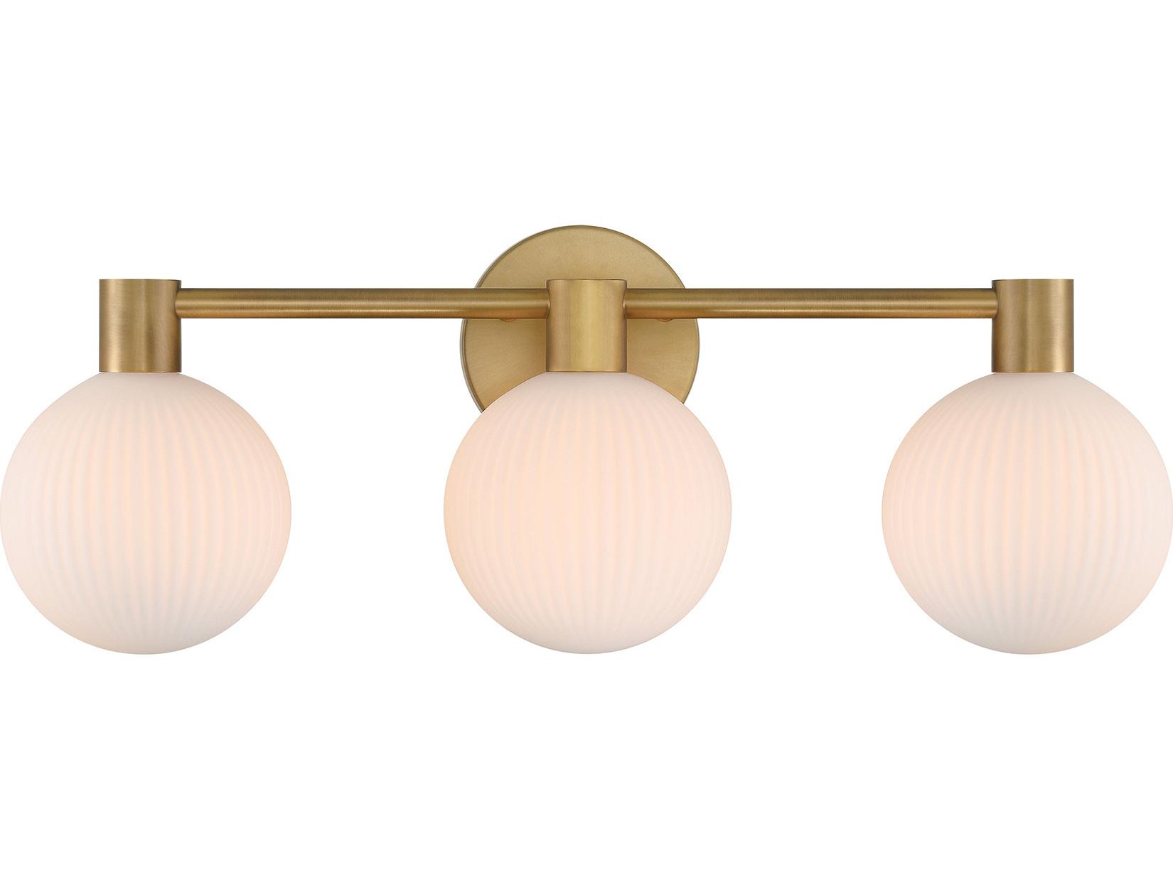 Minka Lavery Fenton 3-Light Legacy Brass Vanity Light