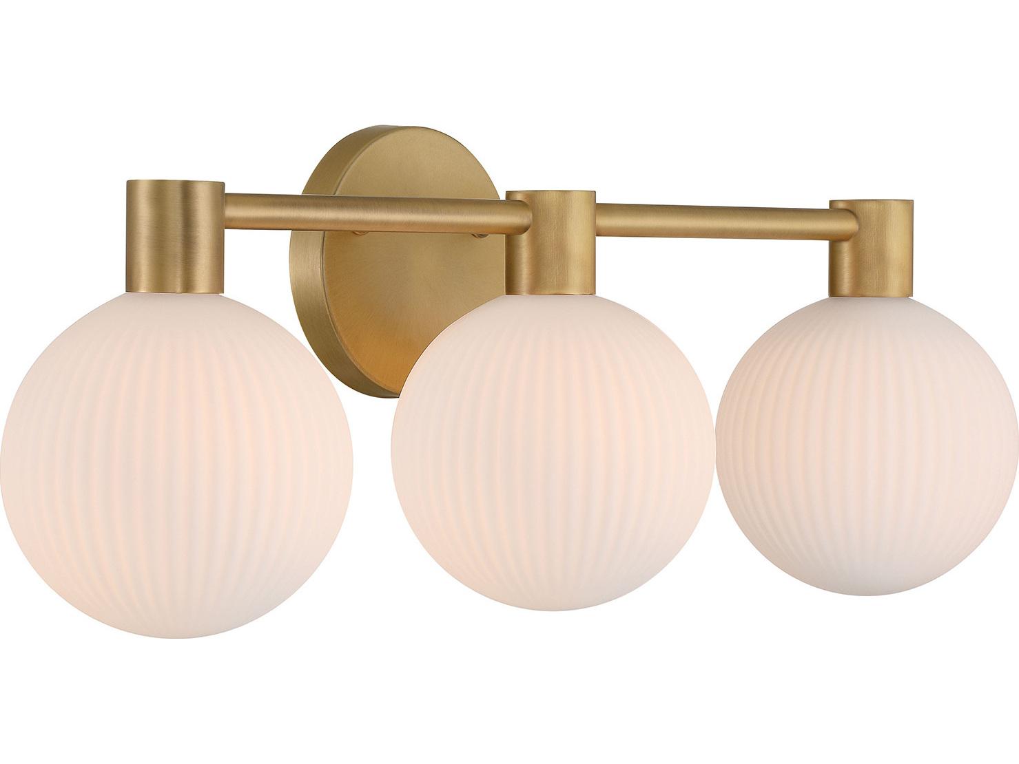 Minka Lavery Fenton 3-Light Legacy Brass Vanity Light