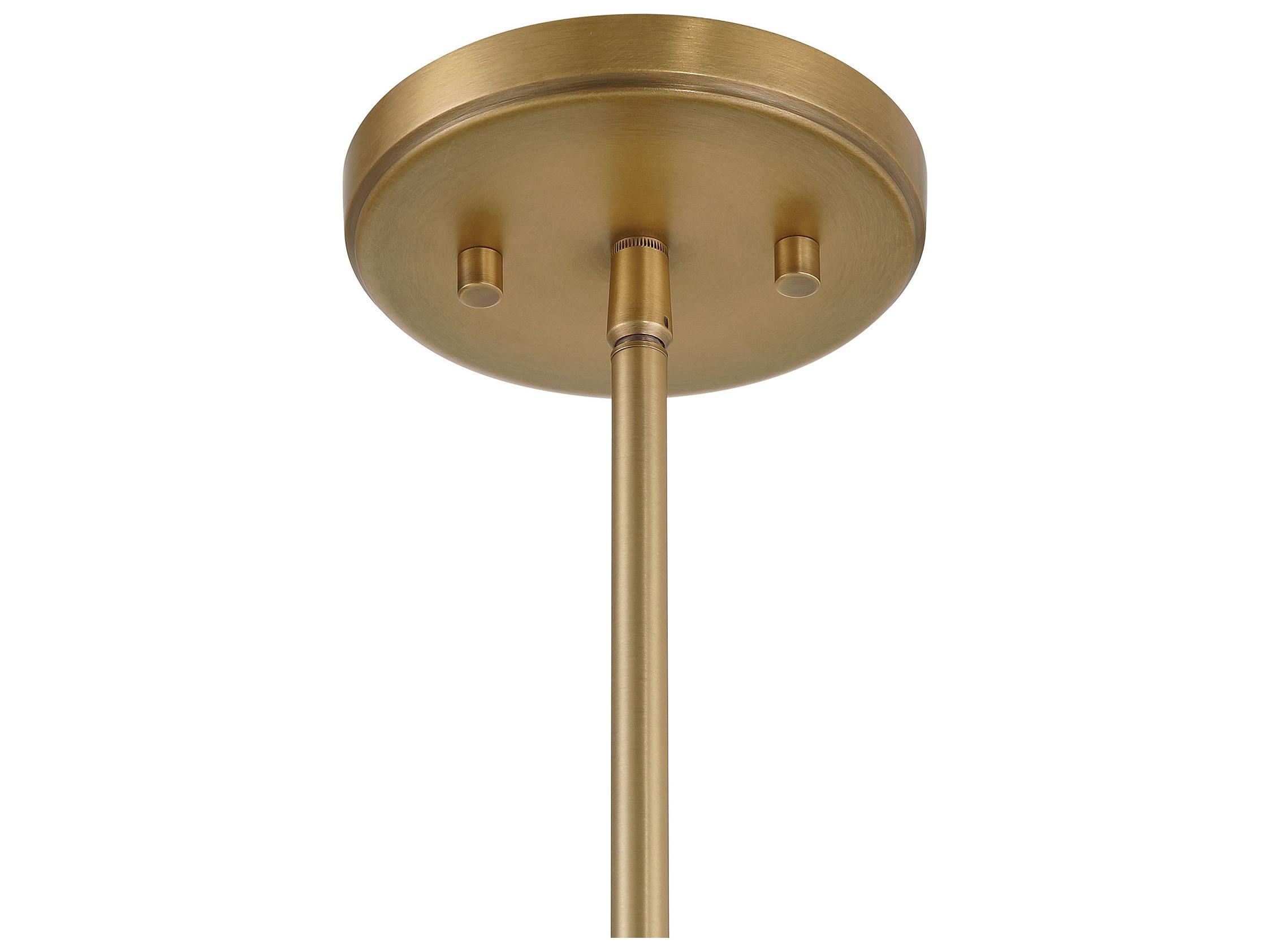 Minka Lavery Fenton 1-Light Legacy Brass Globe Mini Pendant