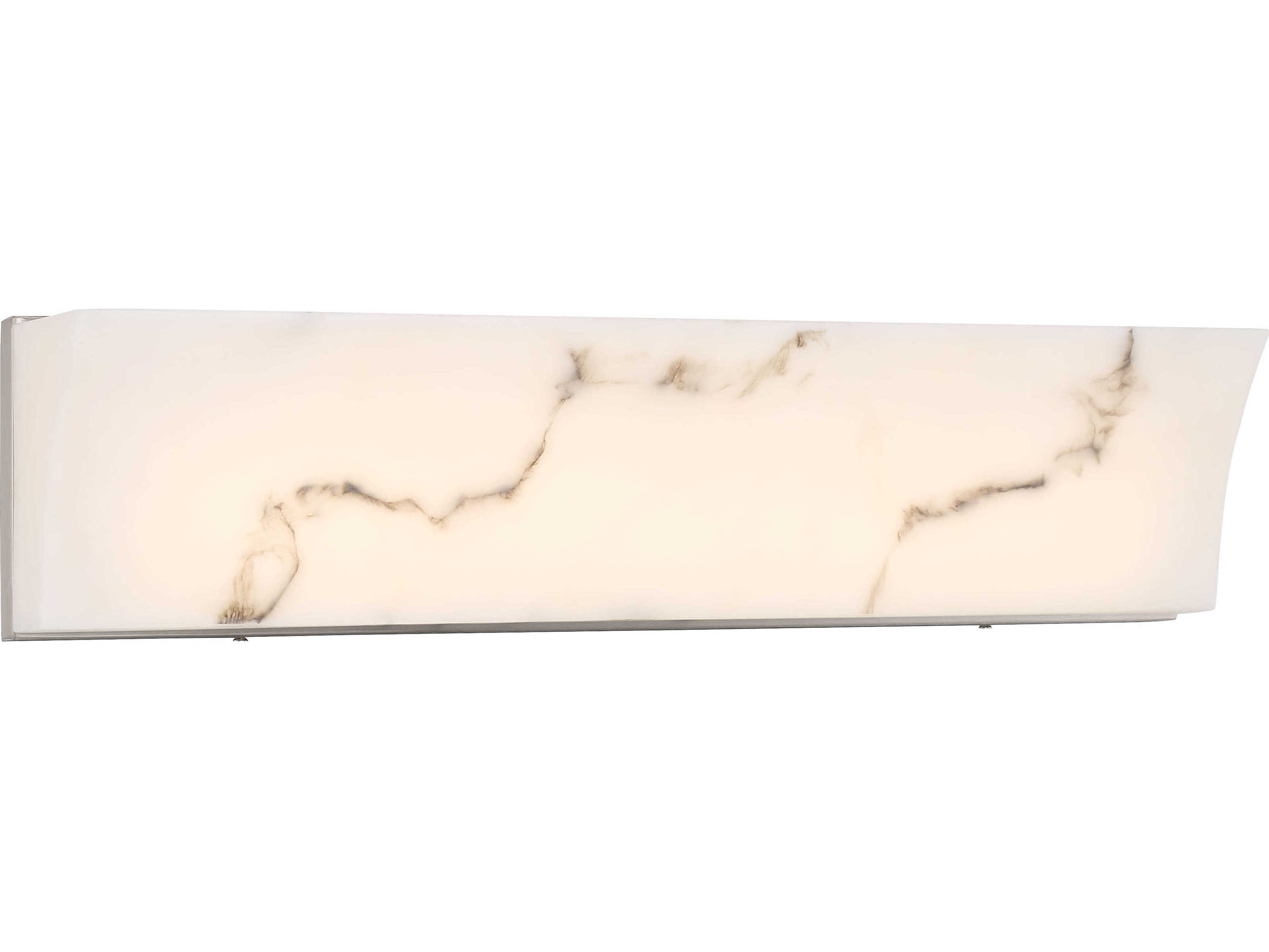 Minka Lavery Eroles 1-Light Brushed Nickel Glass LED Vanity Light