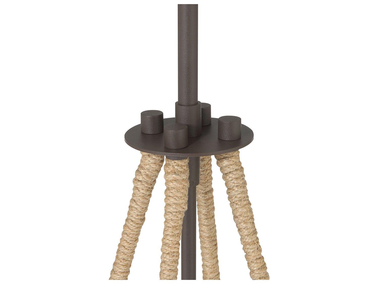 Minka Lavery Stutterhein 1-Light Sand Bronze Glass Mini Pendant