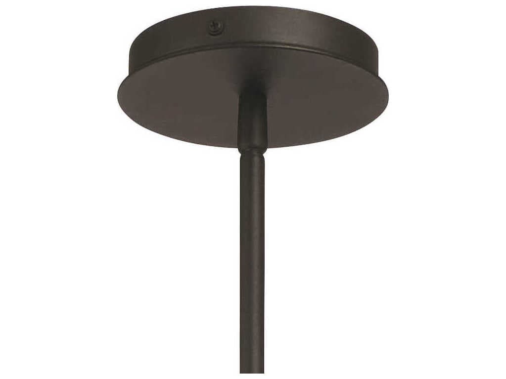 Minka Lavery Hillstone 4-Light Sand Coal Soft Brass Black Glass Pendant