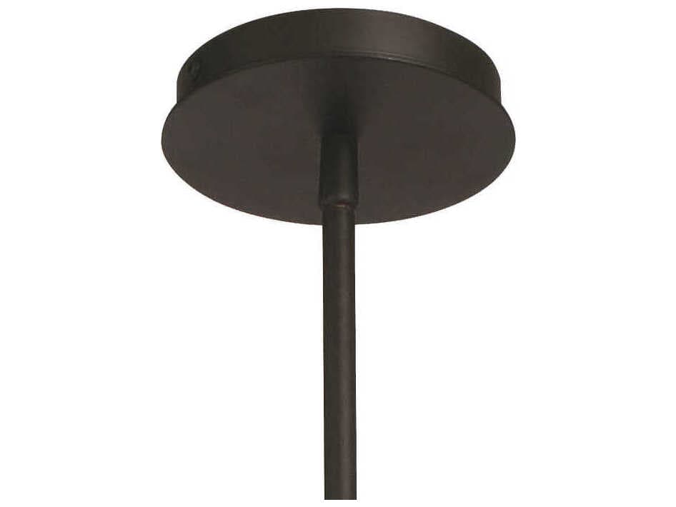 Minka Lavery Hillstone 6-Light Sand Coal Soft Brass Black Glass Candelabra Chandelier