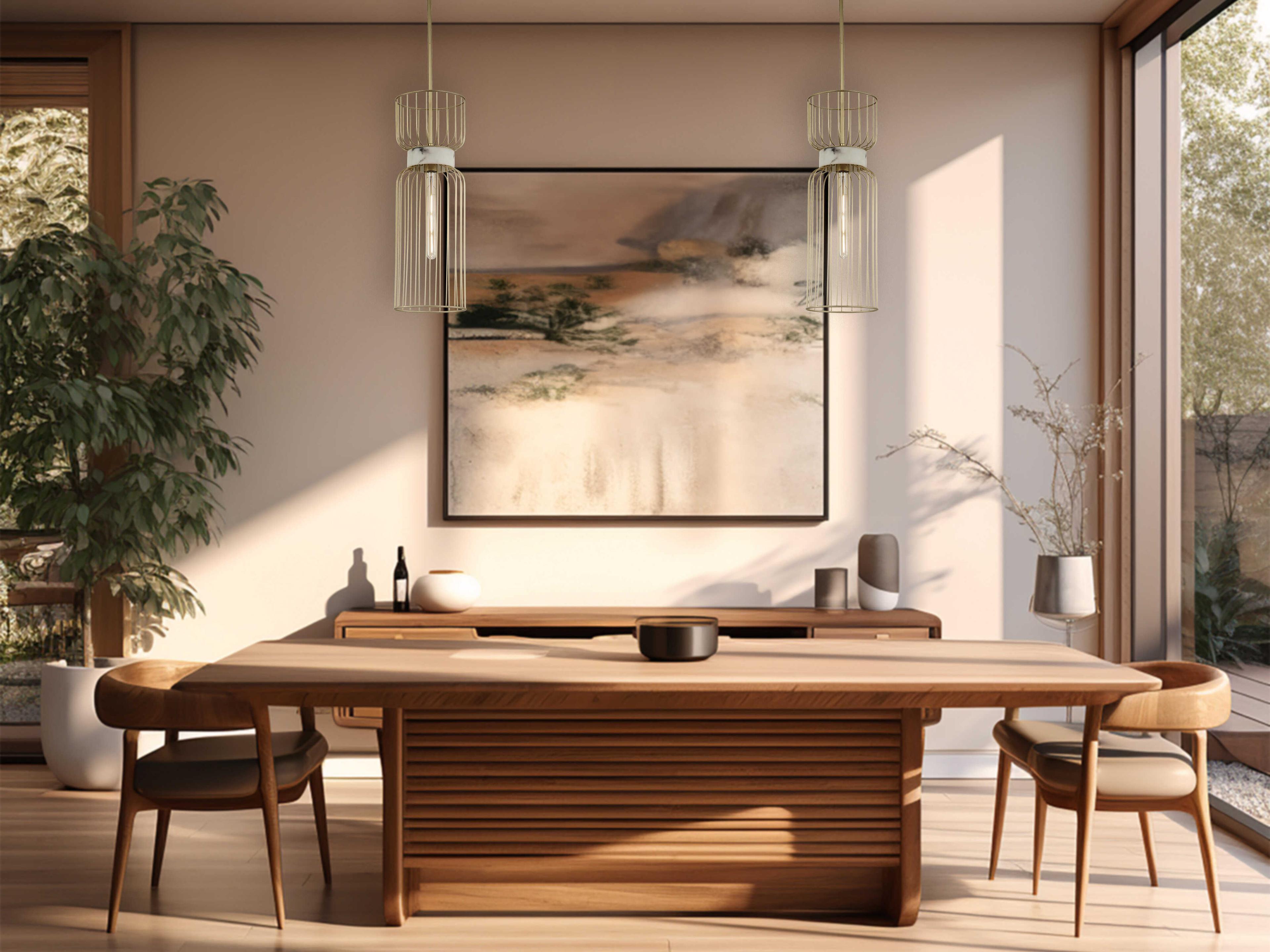 Minka Lavery Park Slope 1-Light Nouveau Gold Mini Pendant