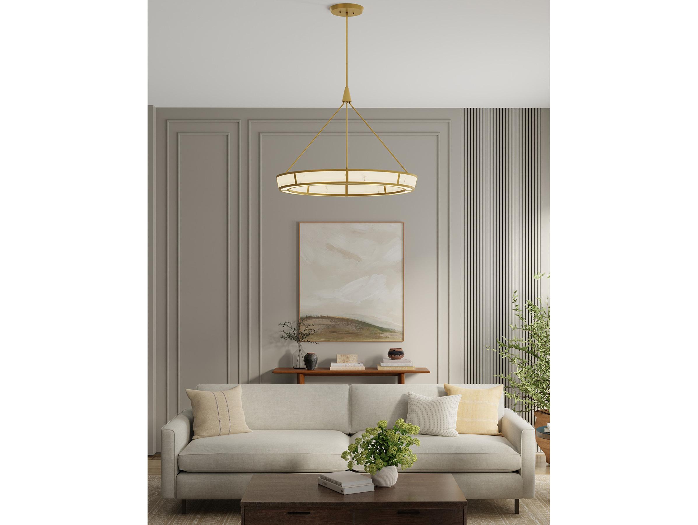 Minka Lavery Velaris Legacy Brass Round Pendant