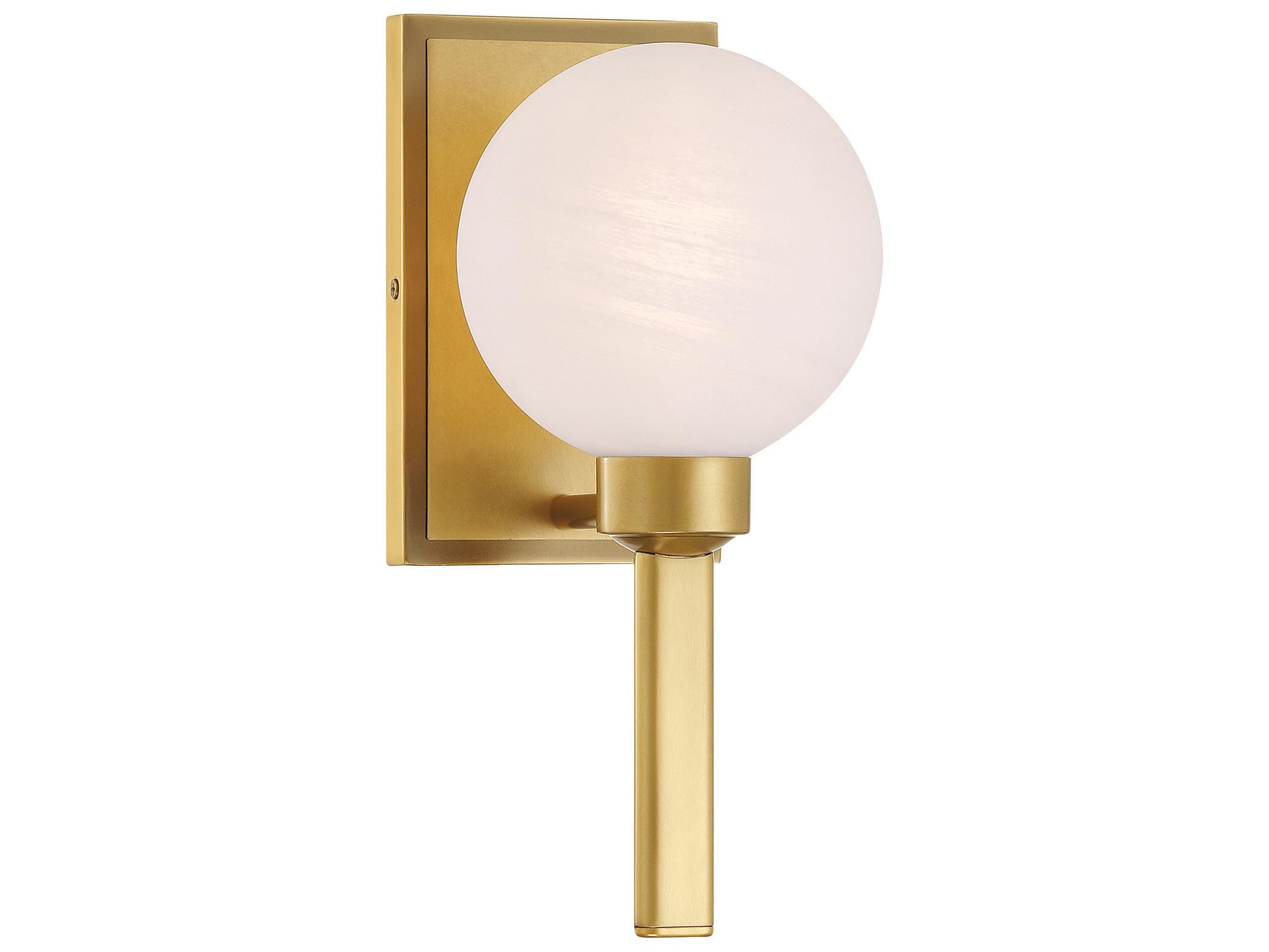 Minka Lavery Mooncrest 1-Light Legacy Brass Vanity Light
