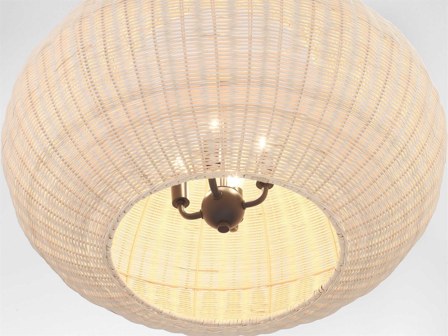 Minka Lavery Modjeska 4-Light Coal Black Pendant