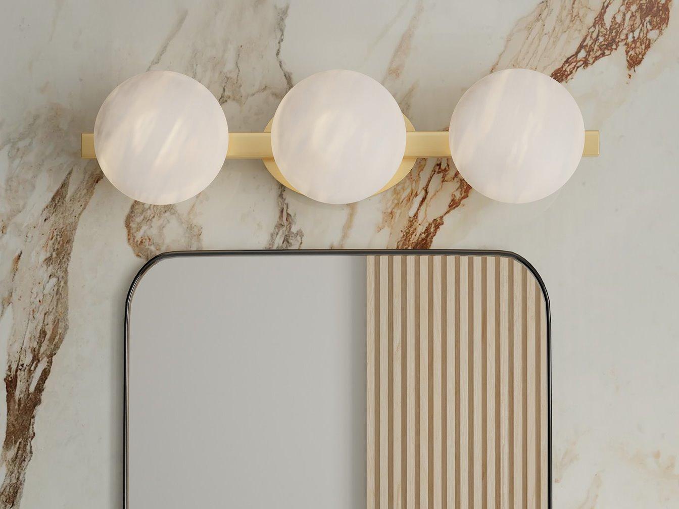 Minka Lavery Zill 3-Light Lily Gold Vanity Light