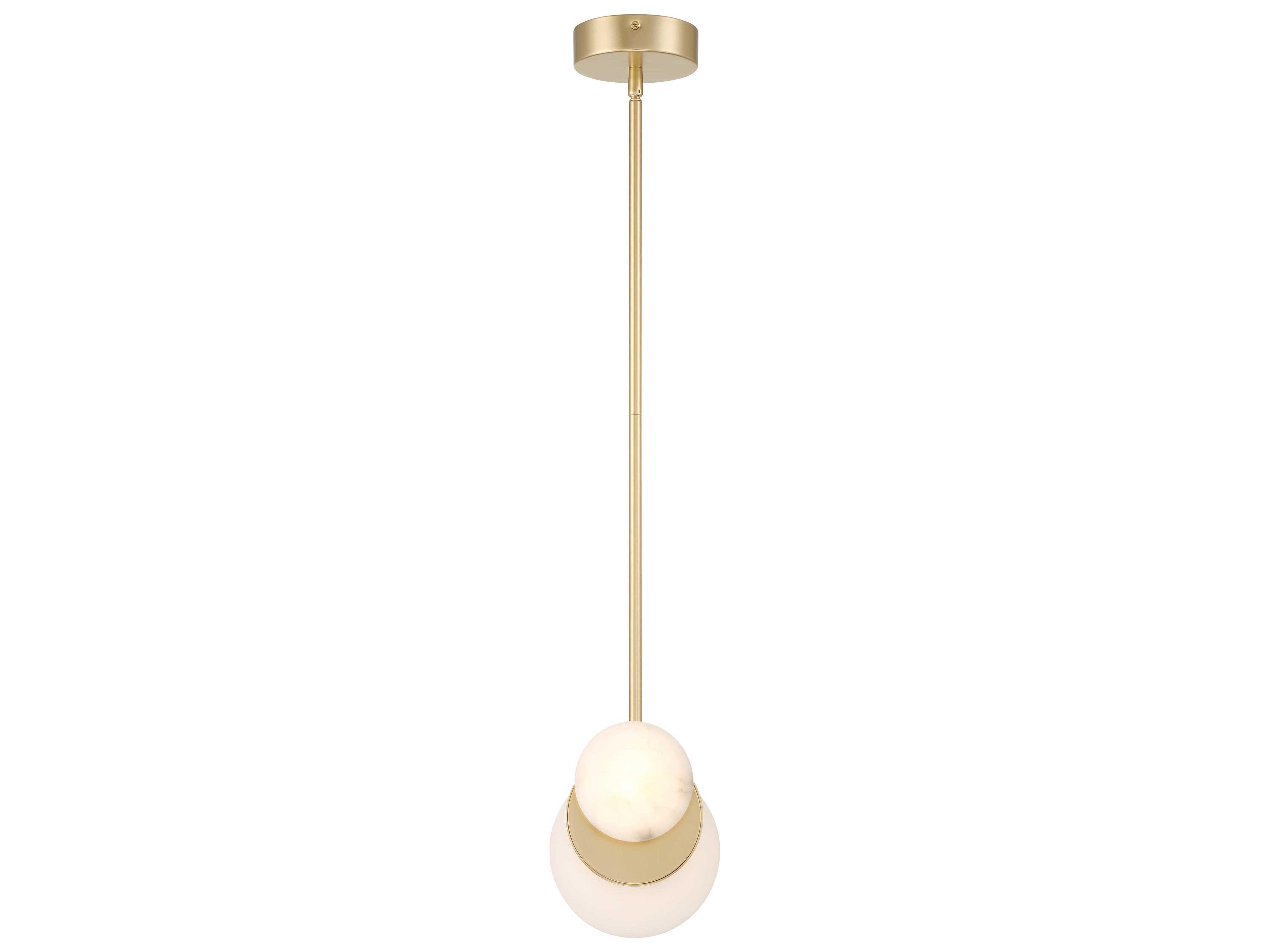 Minka Lavery Zill 2-Light Lily Gold Round Mini Pendant