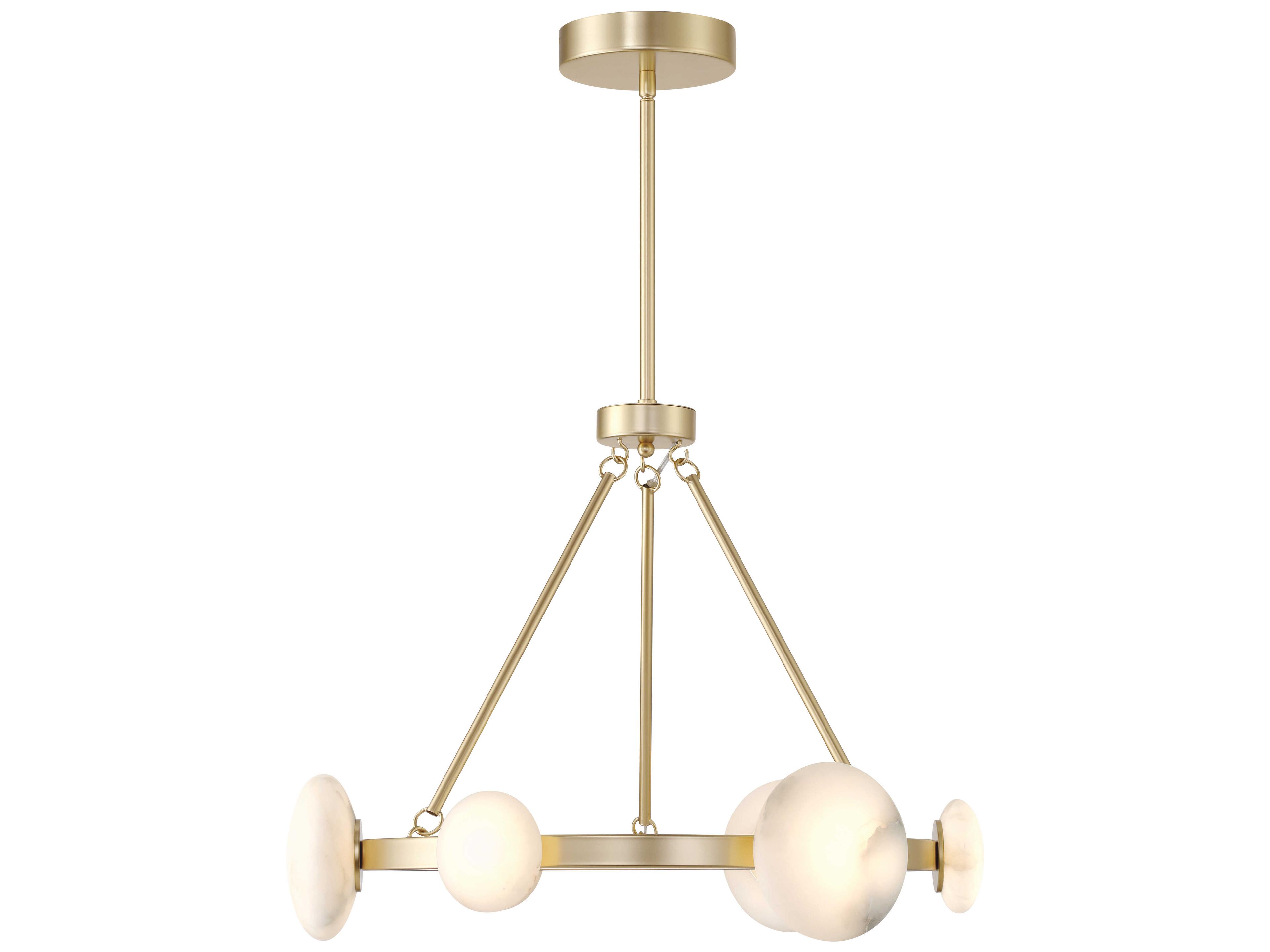 Minka Lavery Zill 6-Light Lily Gold Round Chandelier