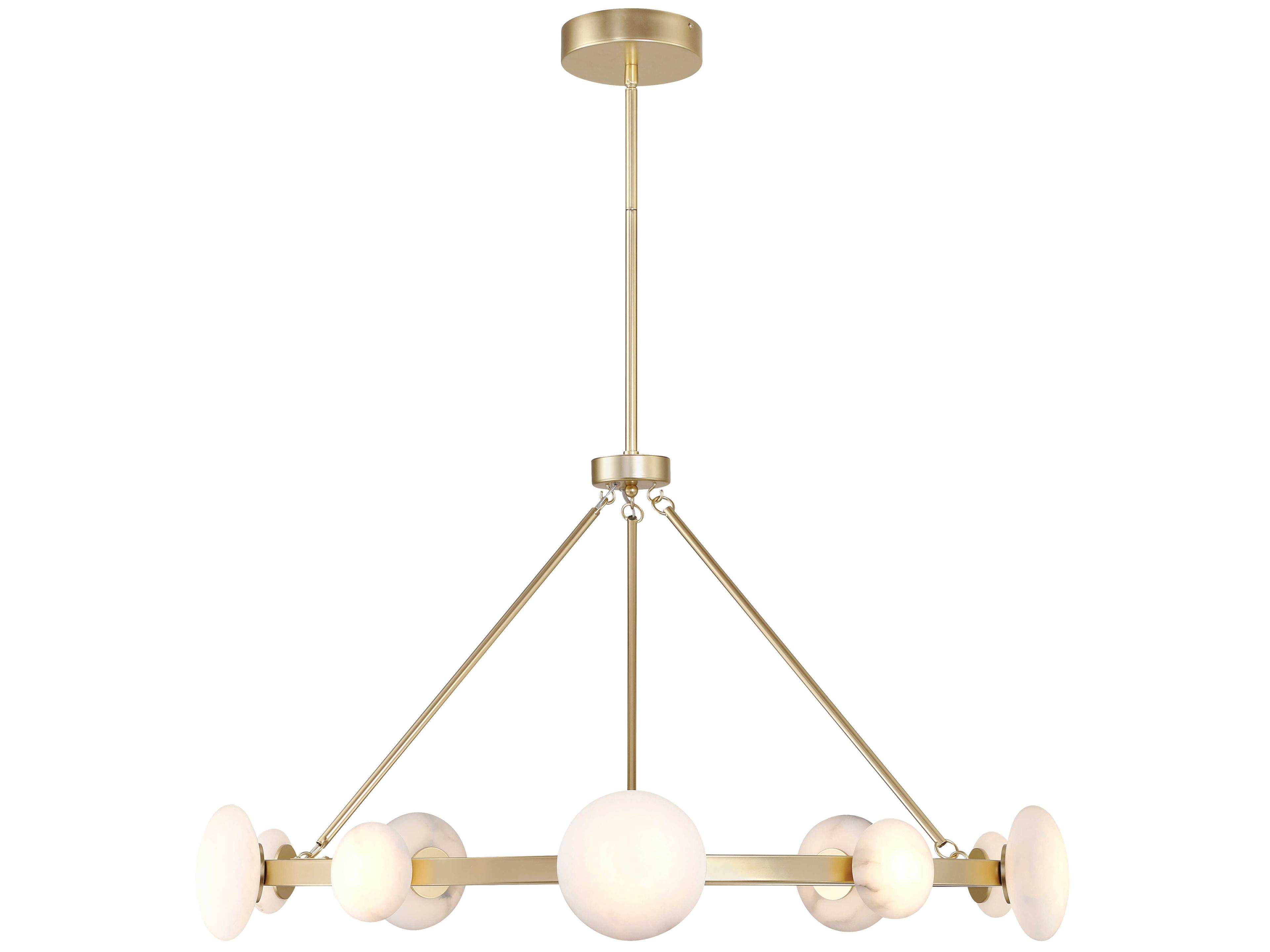 Minka Lavery Zill 10-Light Lily Gold Chandelier