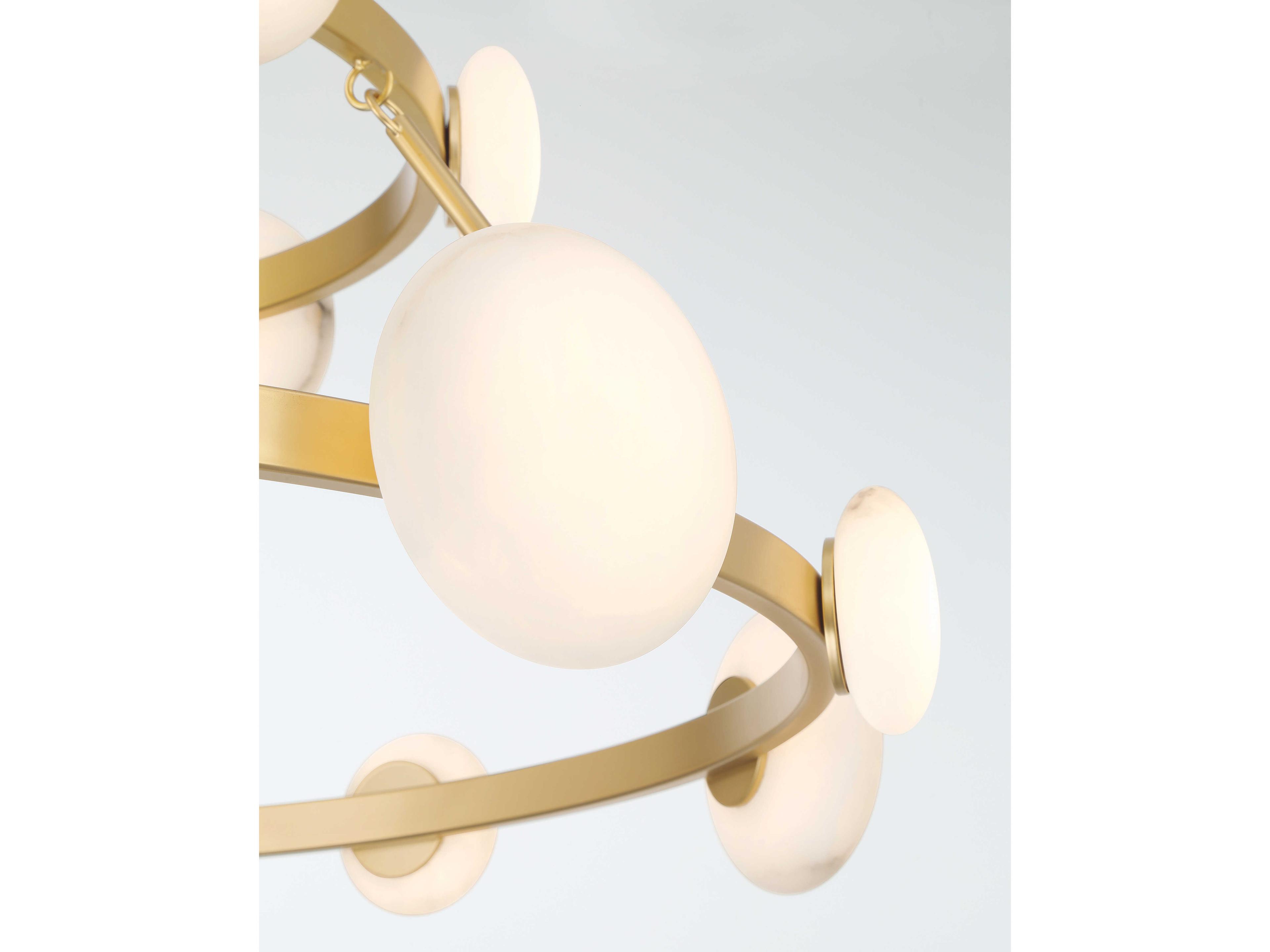 Minka Lavery Zill 16-Light Lily Gold Tiered Chandelier