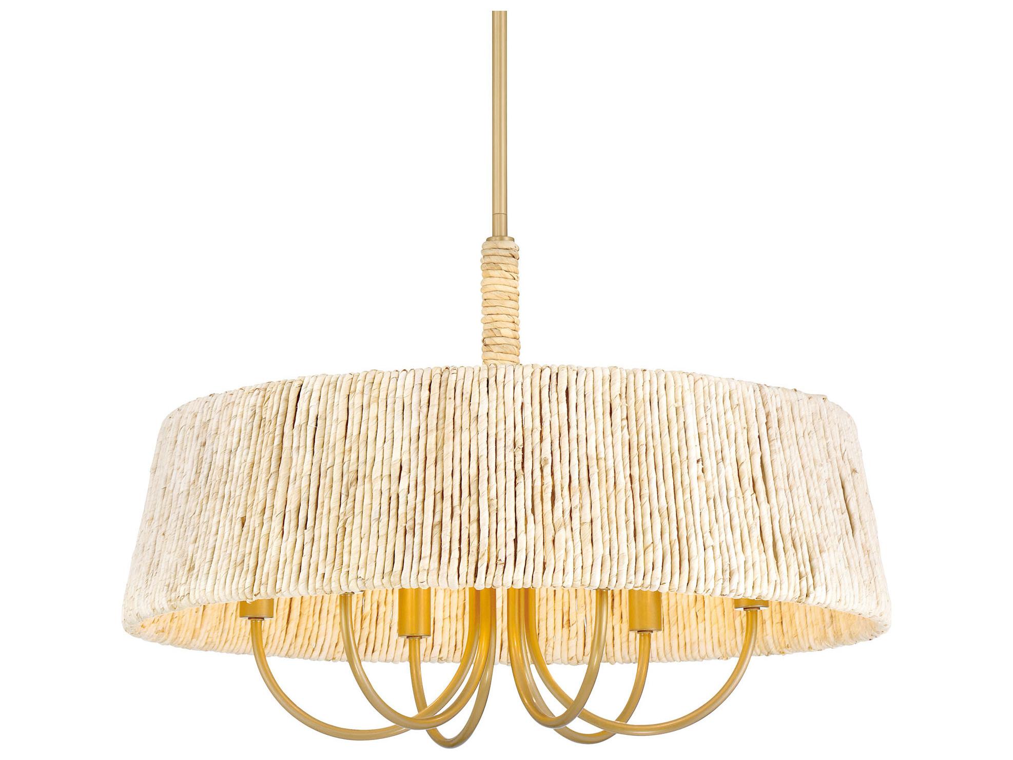 Minka Lavery Hellia 6-Light Legacy Brass Pendant
