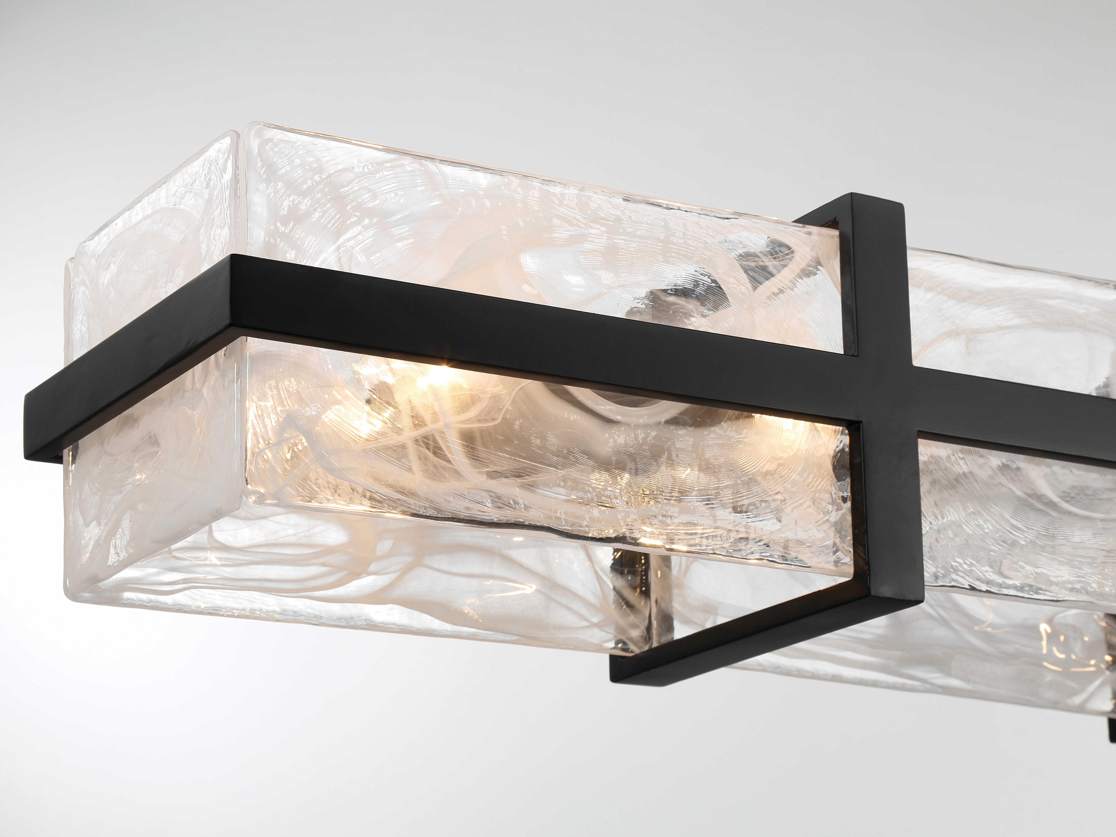 Minka Lavery Cloud Break 12-Light Coal Black Island Pendant