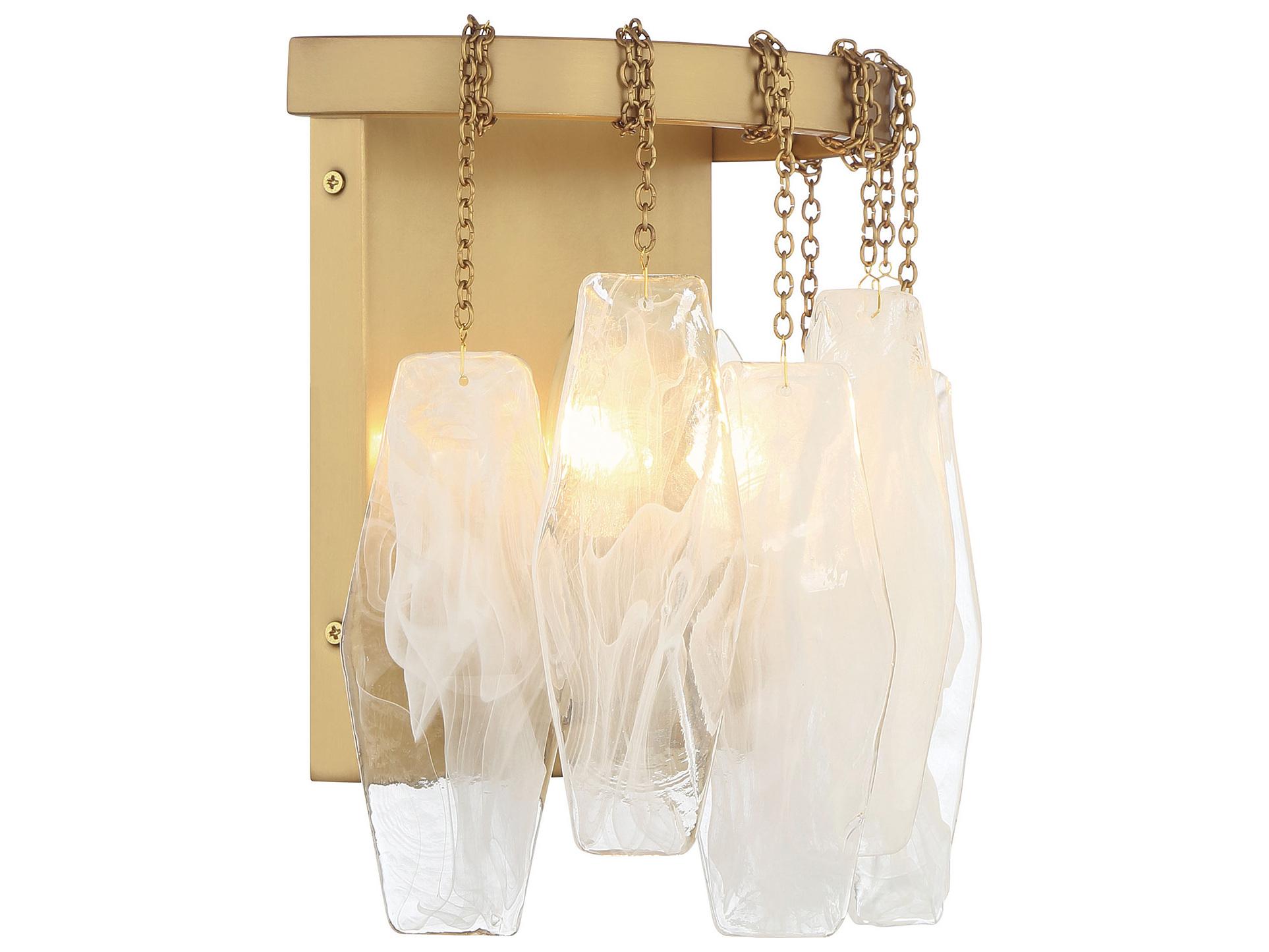 Minka Lavery Willow 2-Light Legacy Brass Wall Sconce