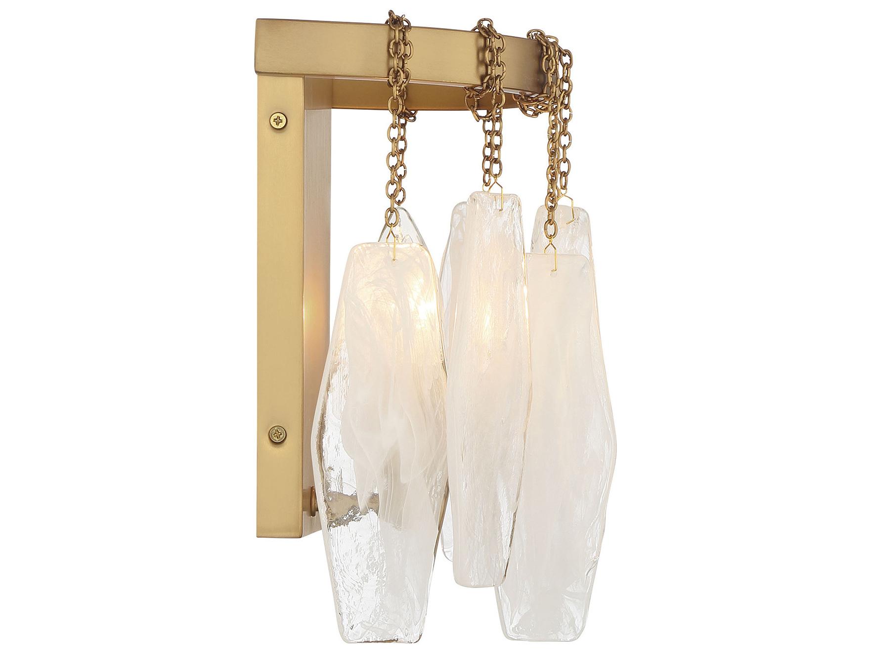 Minka Lavery Willow 2-Light Legacy Brass Wall Sconce