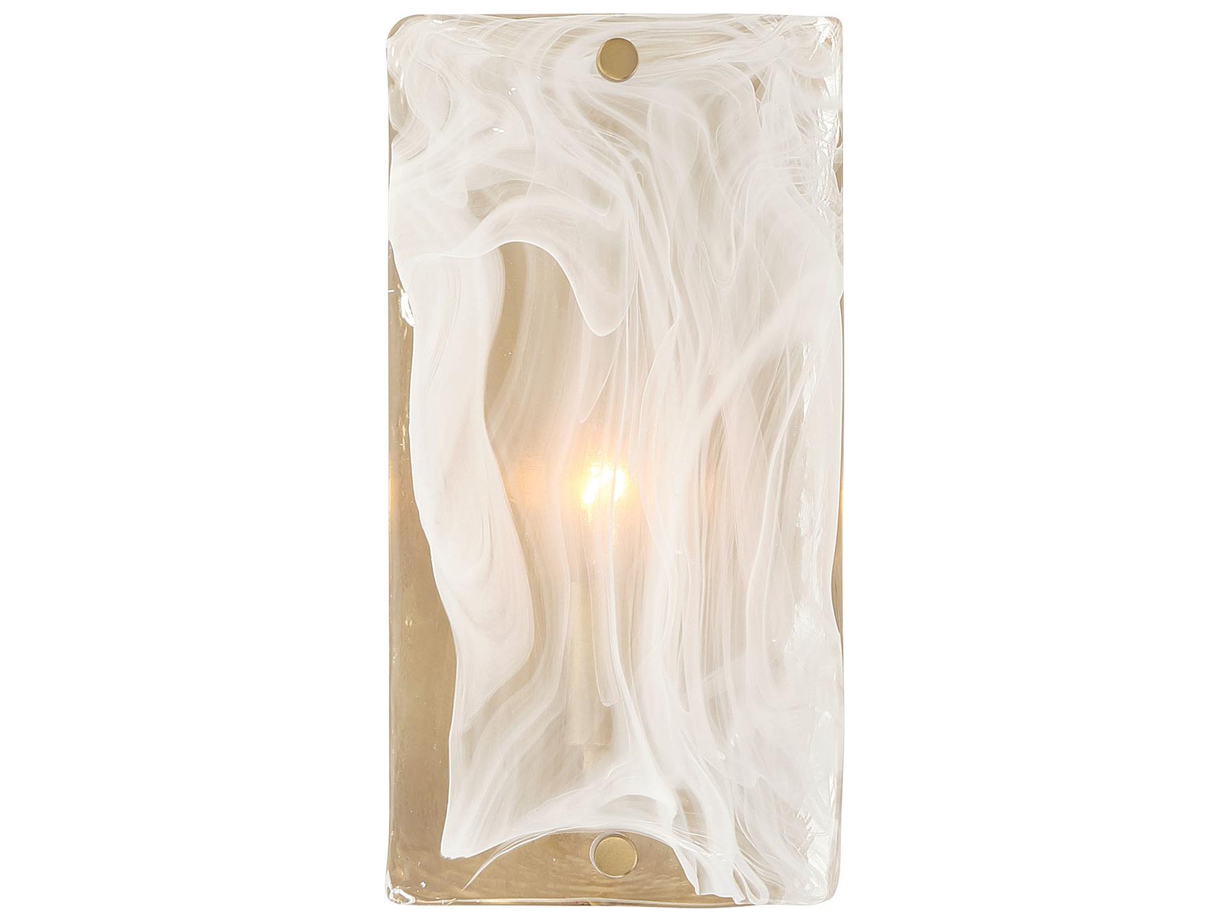 Minka Lavery Veil 1-Light Legacy Brass Wall Sconce