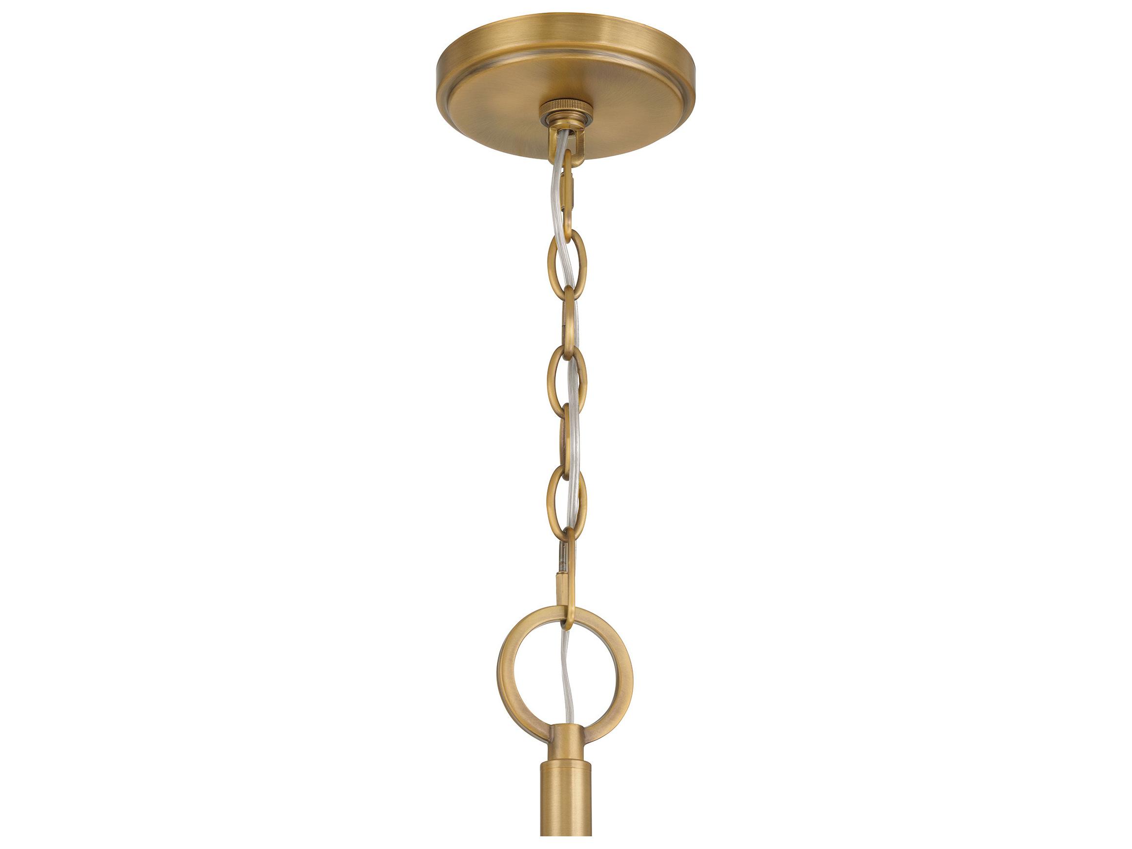 Minka Lavery Veil 10-Light Legacy Brass Drum Pendant