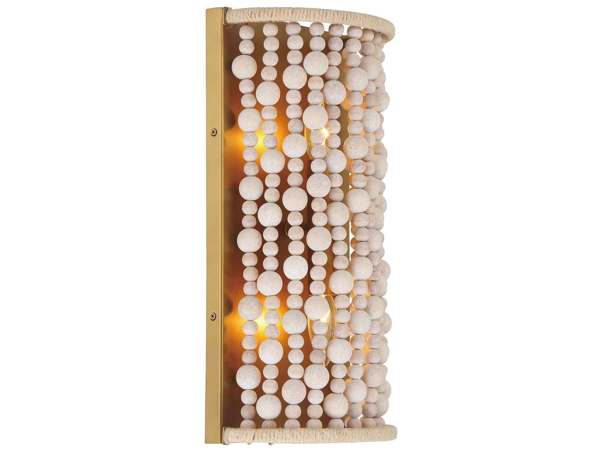 Minka Lavery Horsmore 2-Light Painted Legacy Brass Wall Sconce