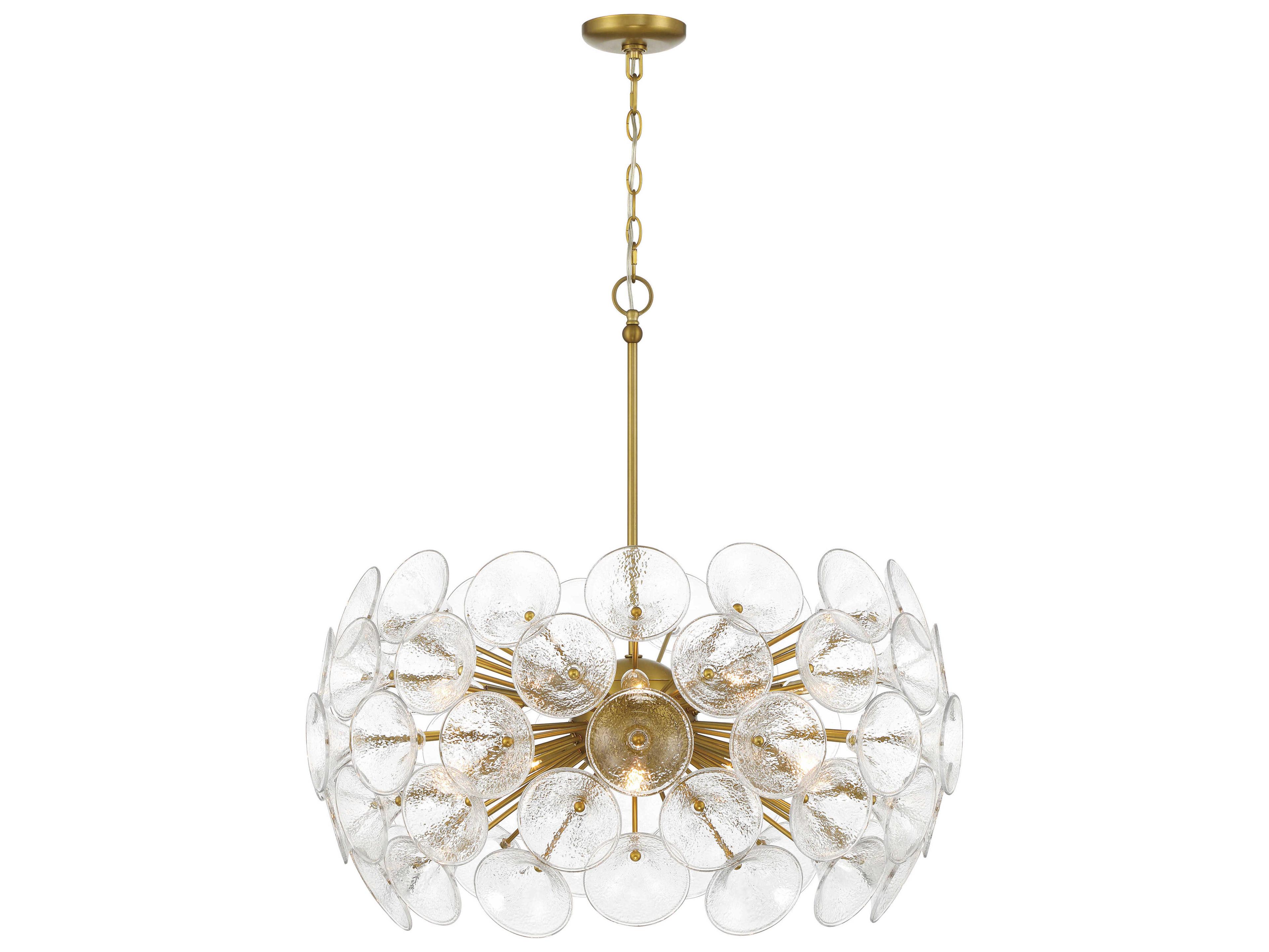 Minka Lavery Winter 10-Light Soft Brass Sputnik Chandelier