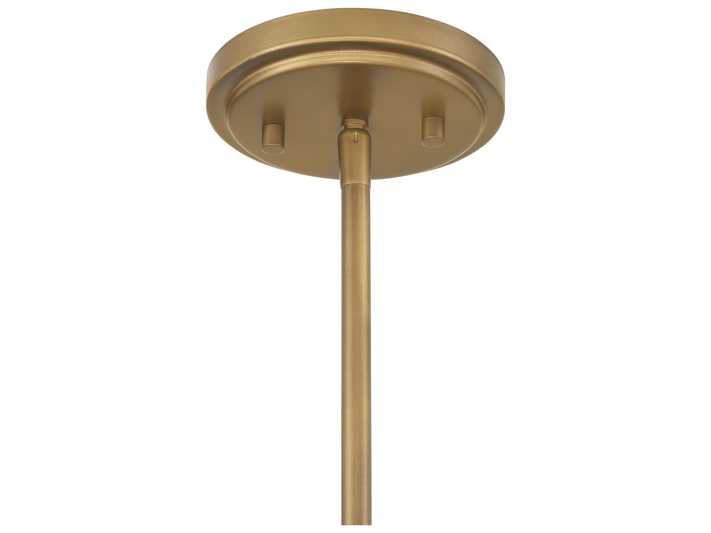 Minka Lavery Harbor Wrap 6-Light Painted Legacy Brass Dark Matte Black Drum Pendant