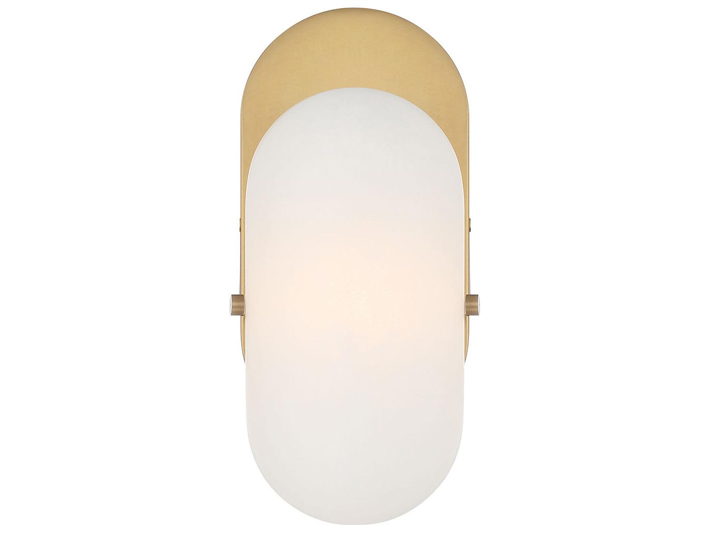 Minka Lavery Heathcote 1-Light Legacy Brass Vanity Light