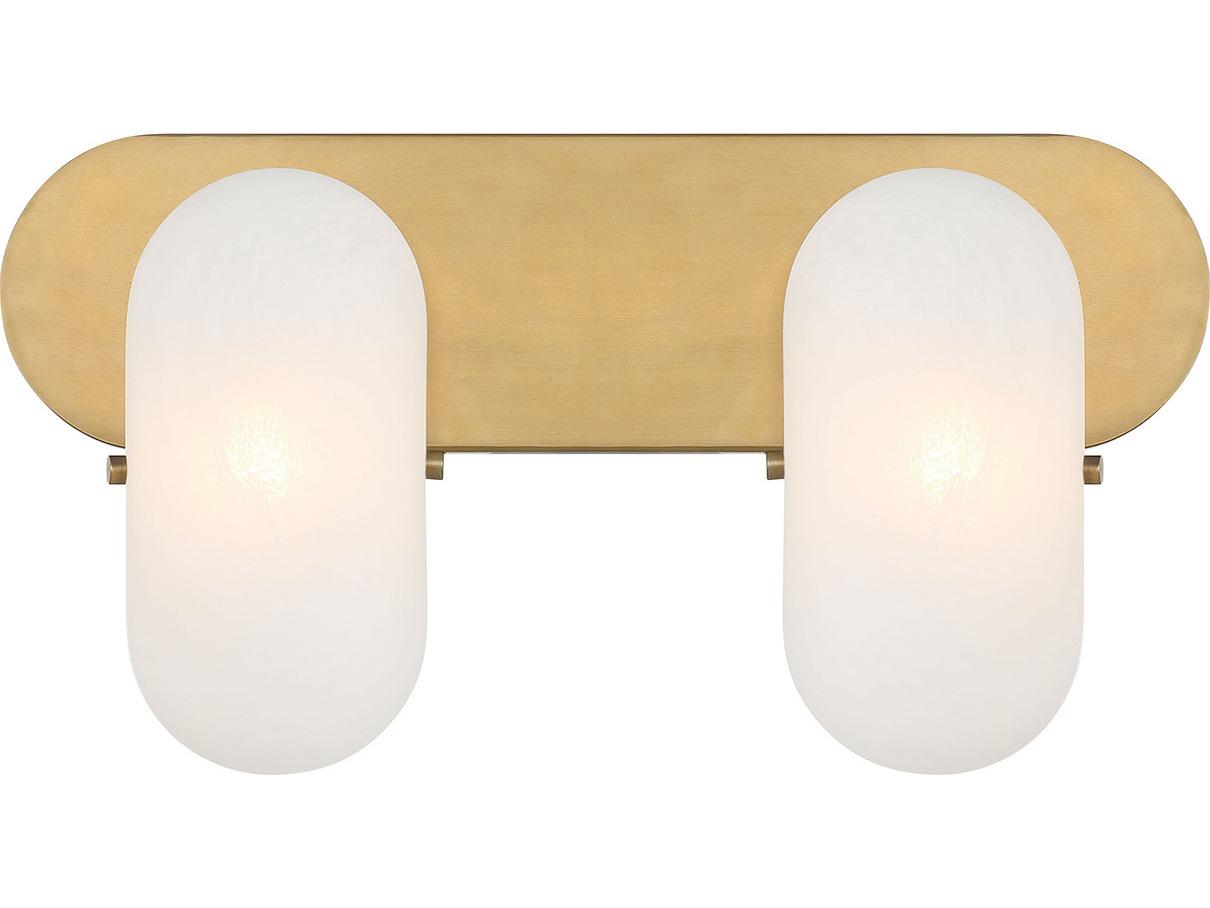 Minka Lavery Heathcote 2-Light Legacy Brass Vanity Light