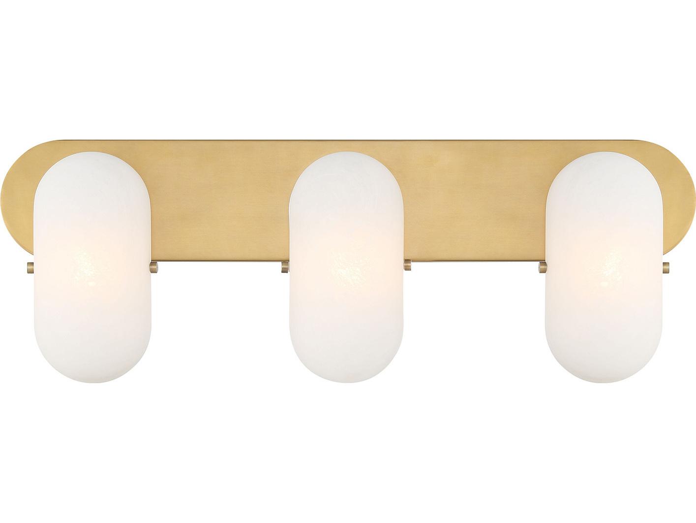 Minka Lavery Heathcote 3-Light Legacy Brass Vanity Light