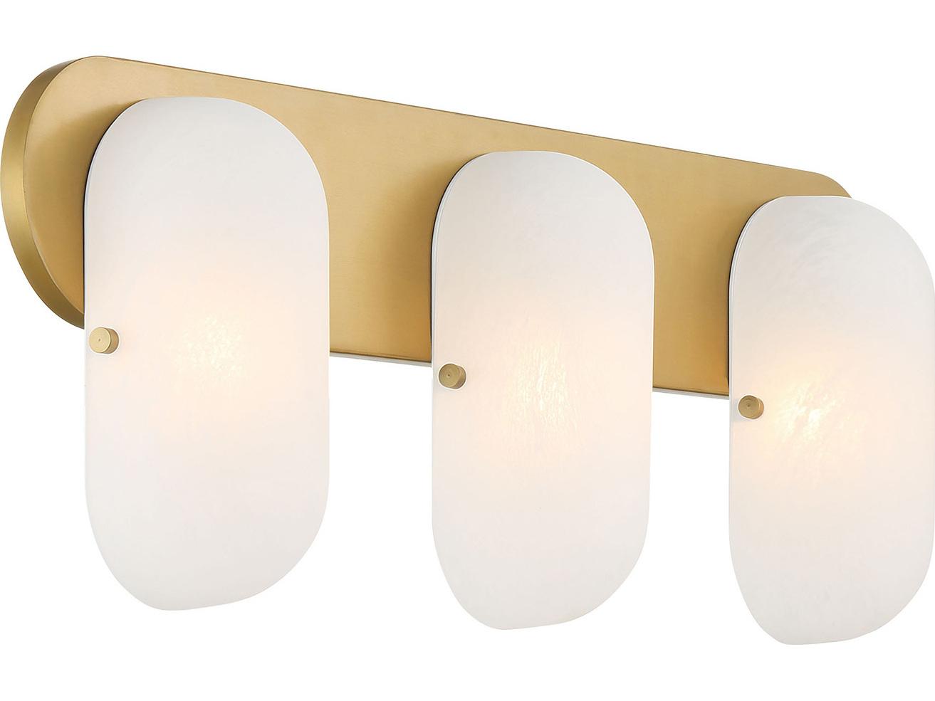 Minka Lavery Heathcote 3-Light Legacy Brass Vanity Light