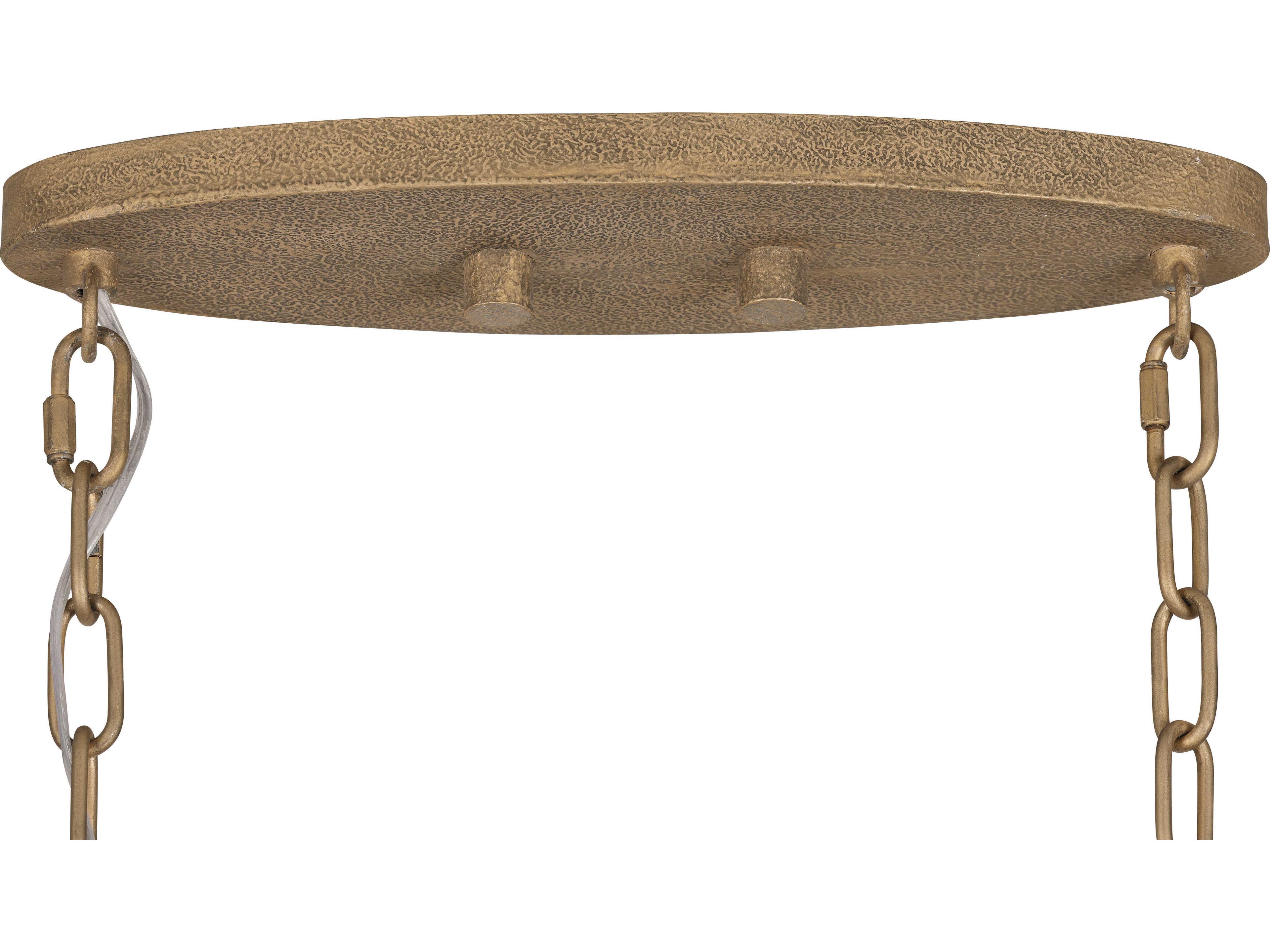 Minka Lavery Branch Reality 10-Light Textured Ashen Gold Island Pendant